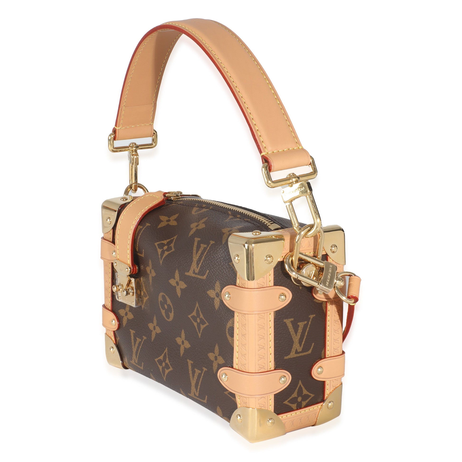 Louis Vuitton Side Trunk PM Monogram Canvas Handbag