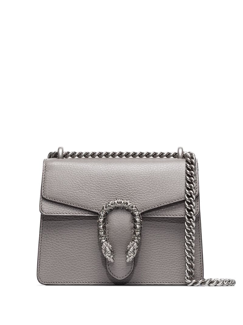 Gucci - mini Dionysus crossbody bag - women - Calf Leather - One Size - Grey