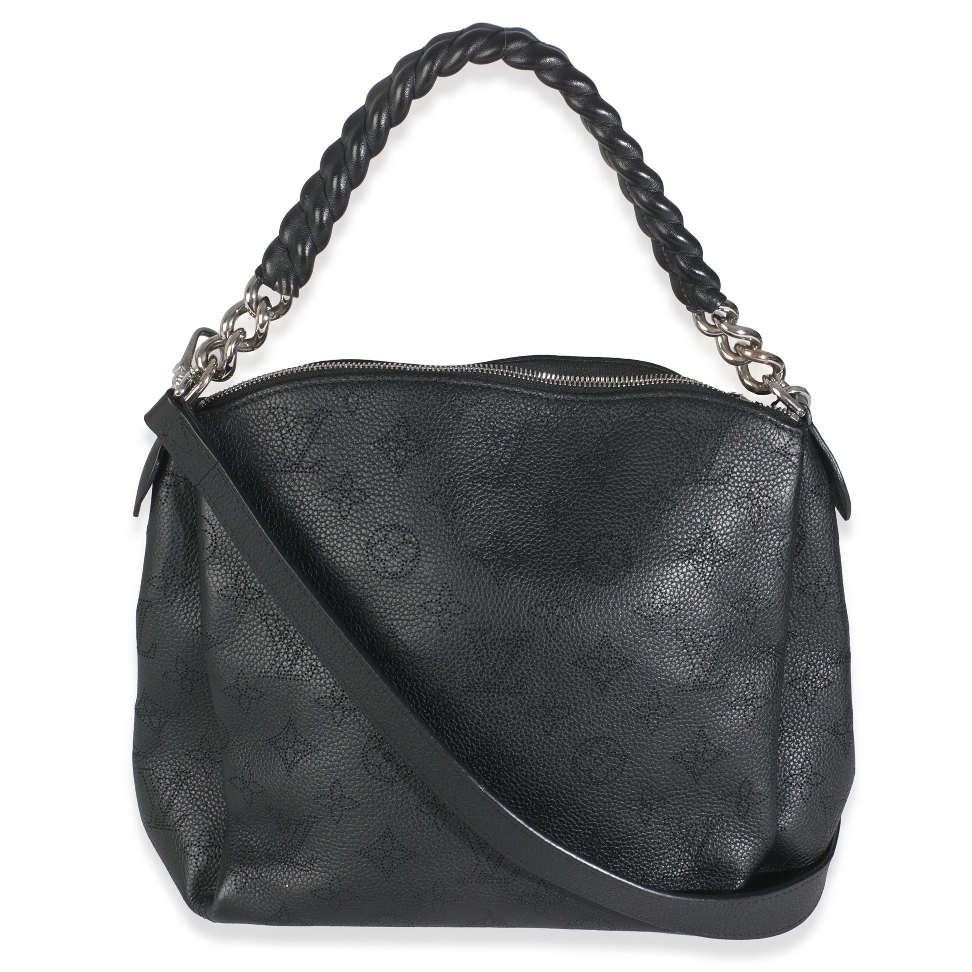 Louis Vuitton Mahina Babylone BB Monogram Black Handbag