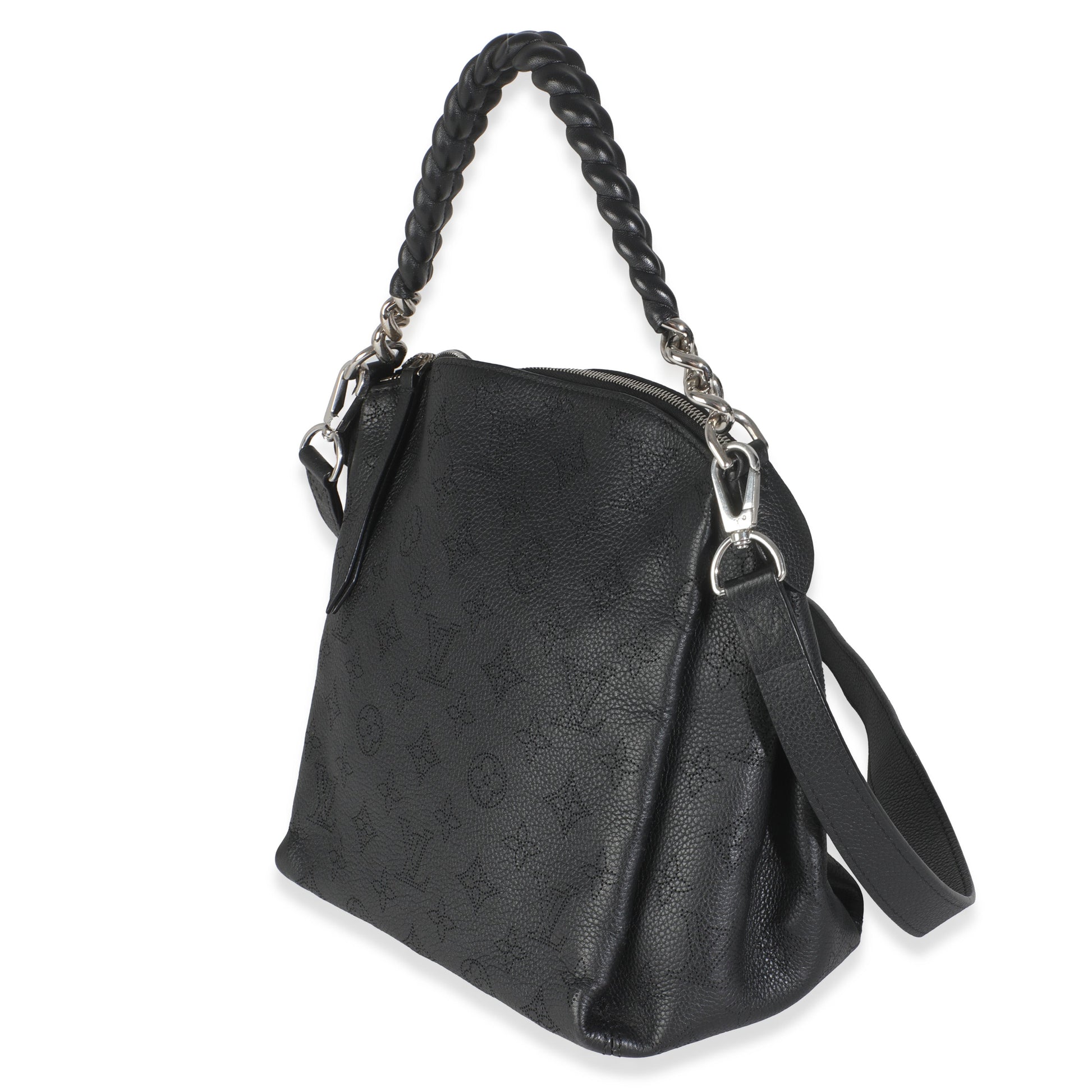 Louis Vuitton Mahina Babylone BB Monogram Black Handbag