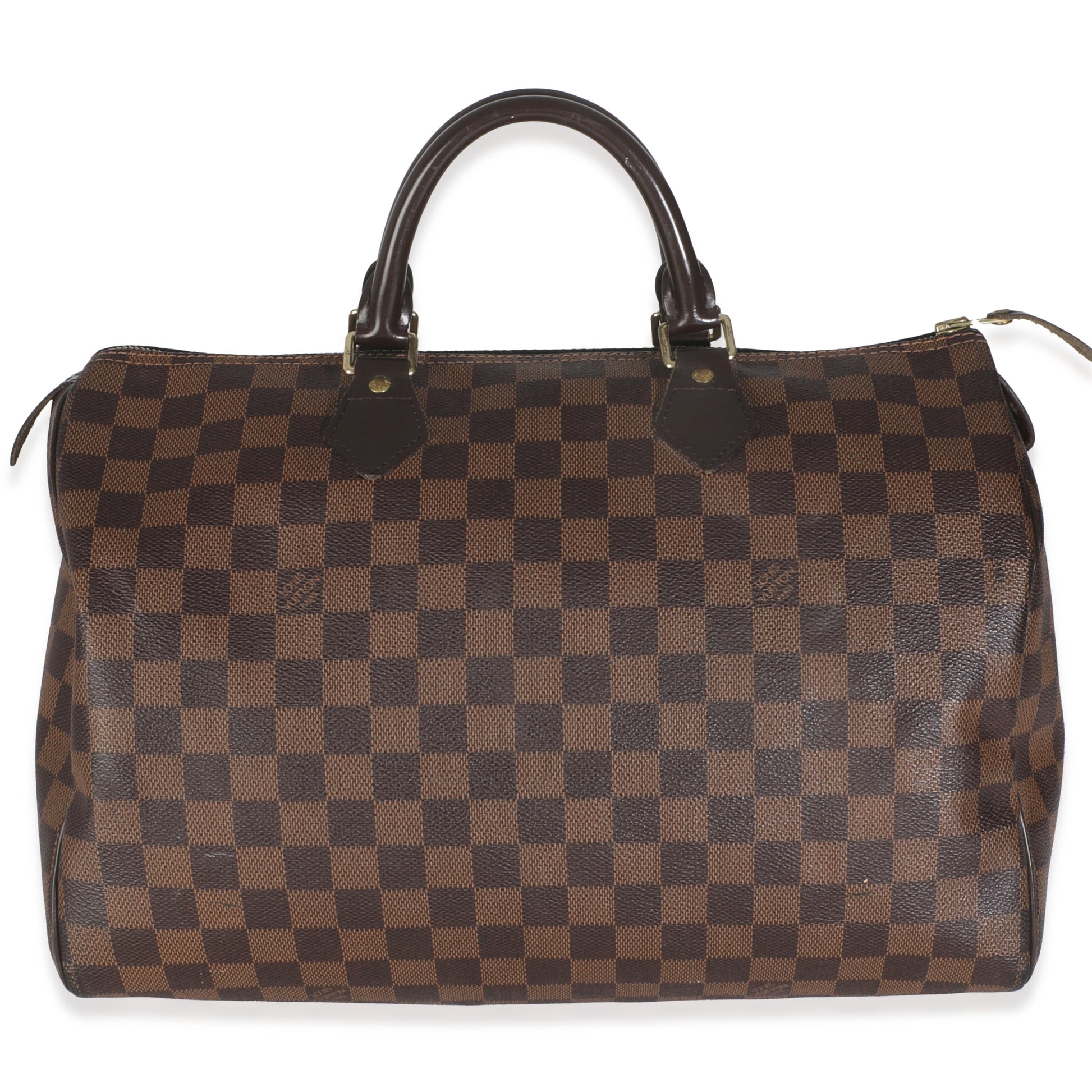 Louis Vuitton Damier Ebene Speedy 35 Canvas Handbag 3
