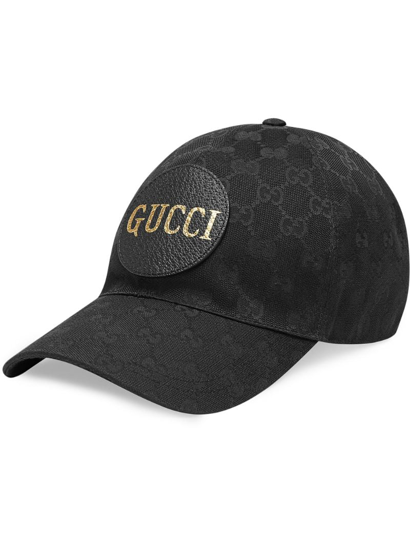 Gucci - GG logo baseball cap - men - Canvas/Cotton/Leather - M, L, S, XL - Black