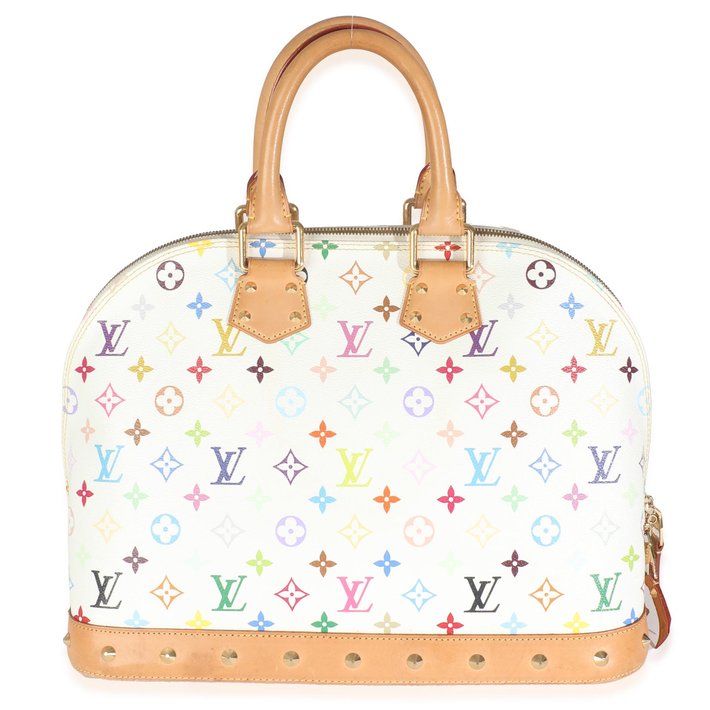 Louis Vuitton x Murakami Alma GM Monogram Canvas White Multicolor Handbag