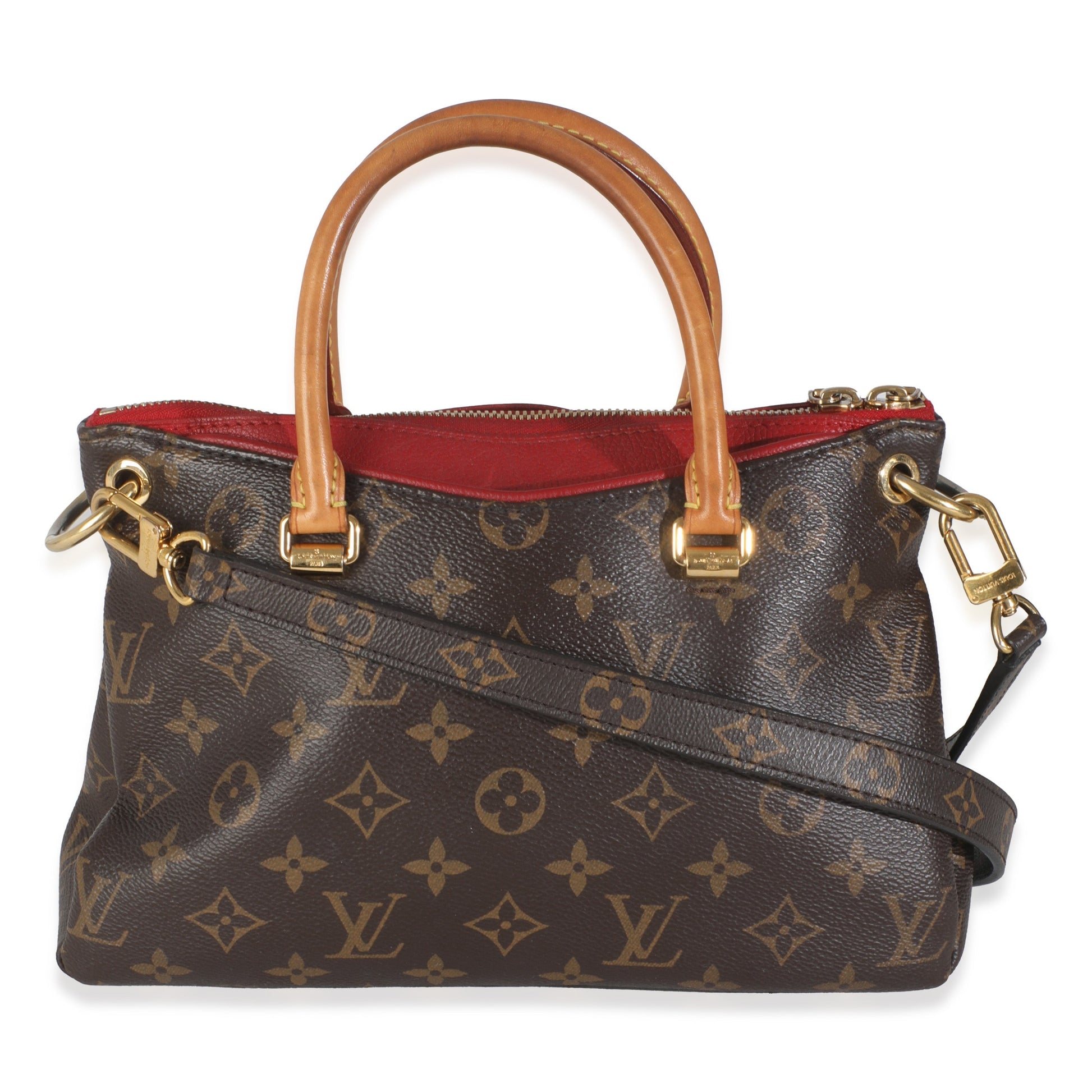 Louis Vuitton Cherry Pallas BB Monogram Canvas Handbag
