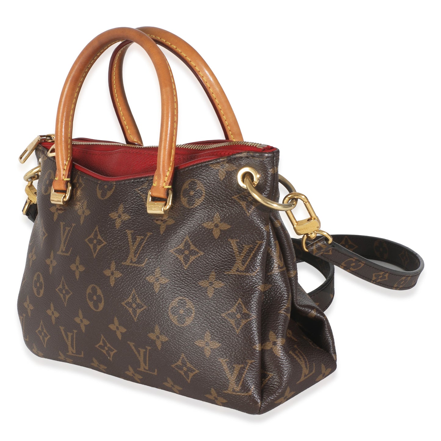 Louis Vuitton Cherry Pallas BB Monogram Canvas Handbag