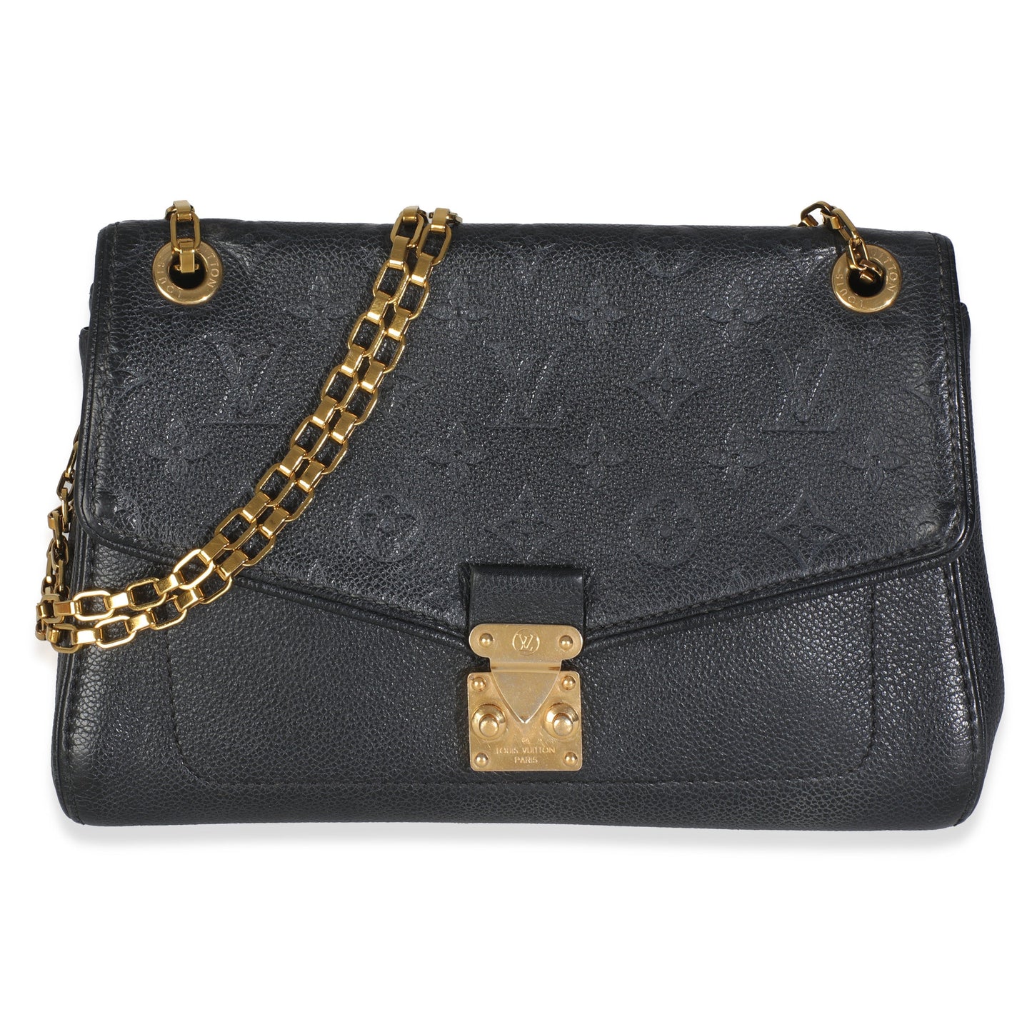 Louis Vuitton Empreinte Saint Germain PM Monogram Black Handbag
