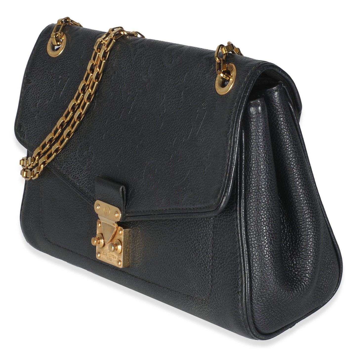 Louis Vuitton Empreinte Saint Germain PM Monogram Black Handbag