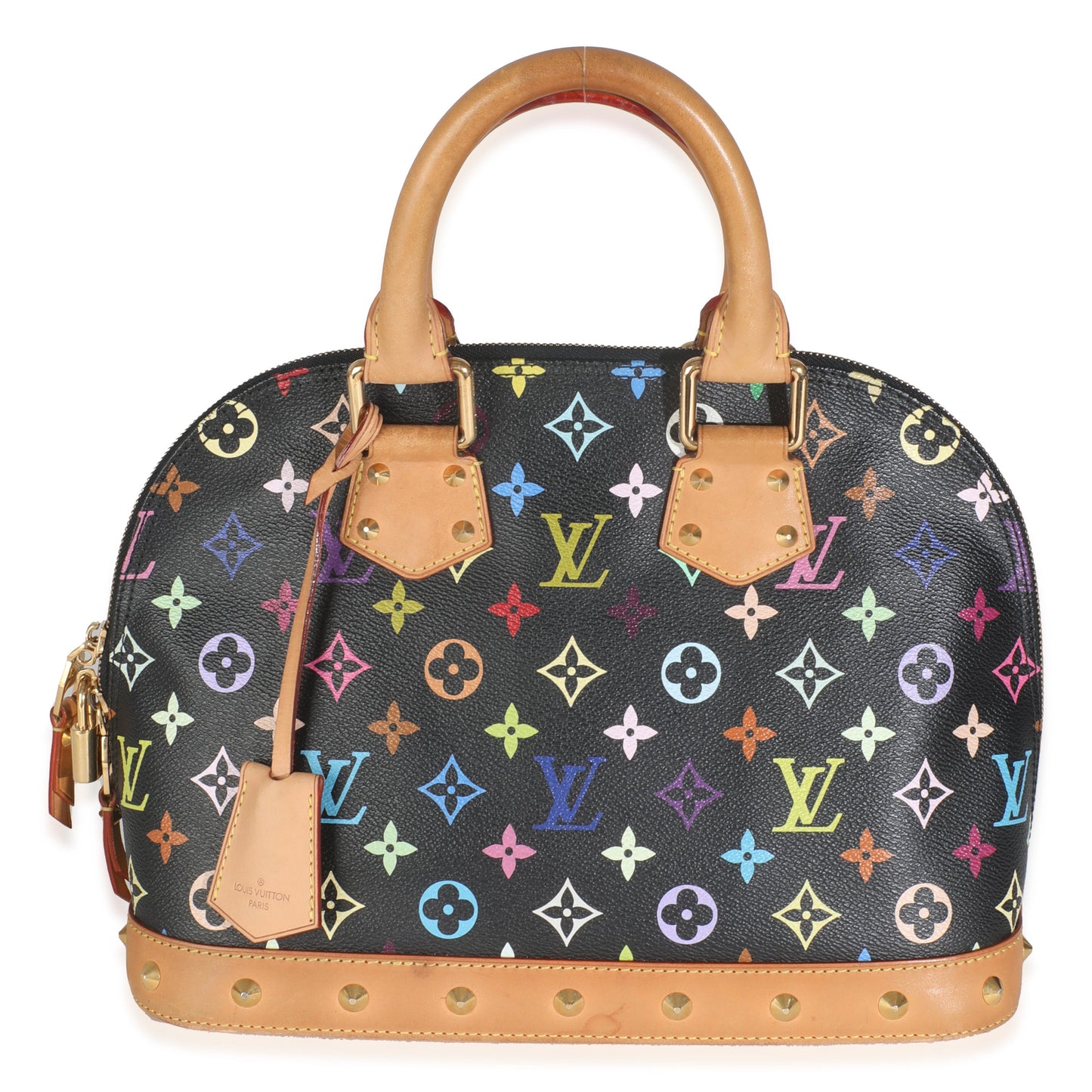 Louis Vuitton x Murakami Alma PM Monogram Canvas Black Multicolor Handbag