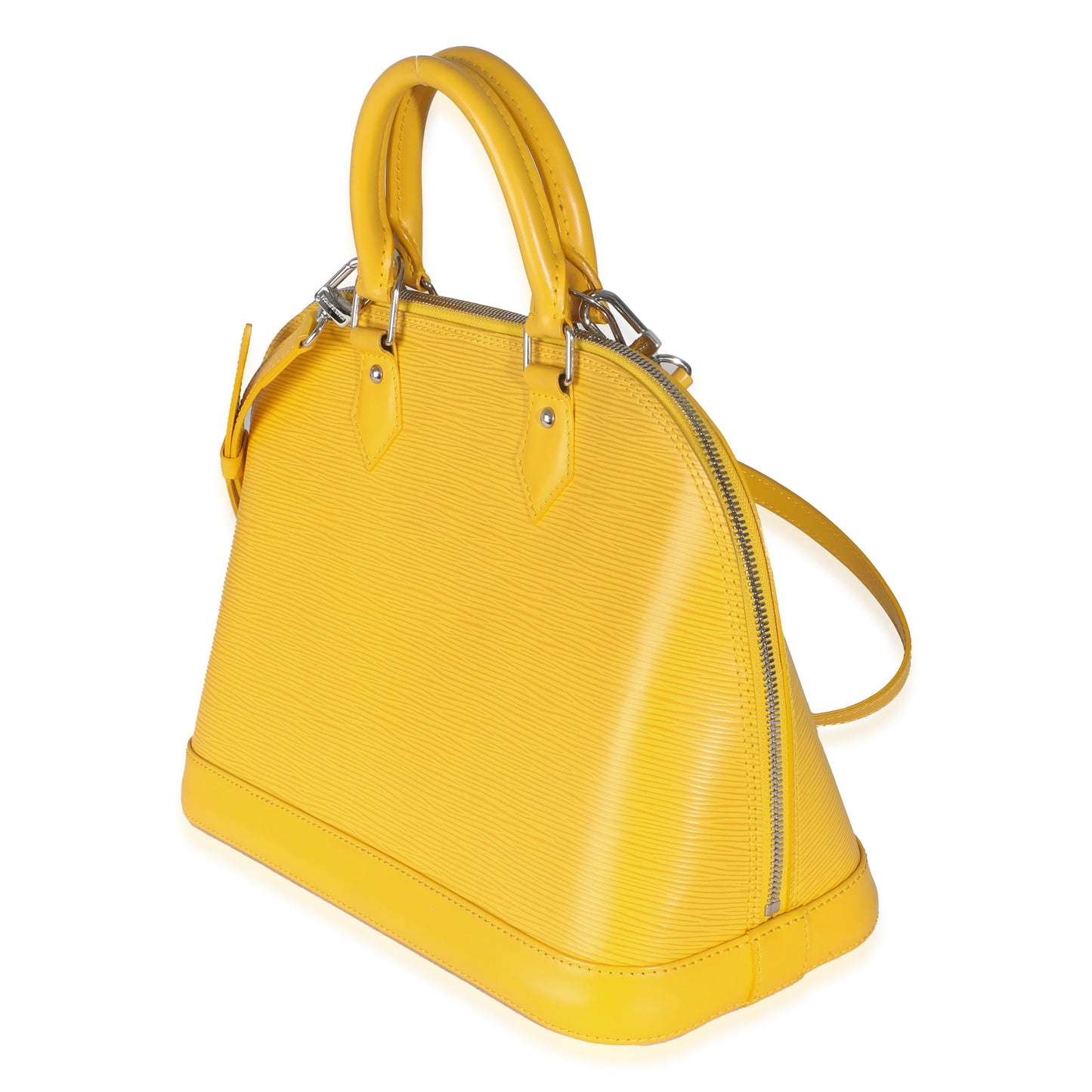 Louis Vuitton Citron Epi Alma PM Handbag