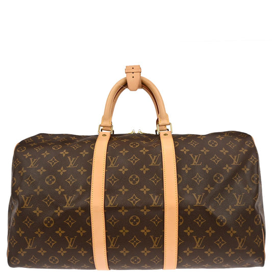 Louis Vuitton 2004 Monogram Keepall 50 Duffle Travel Handbag