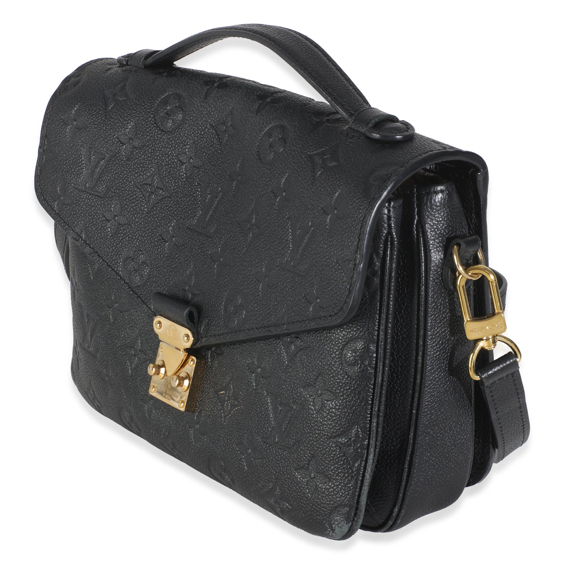 Louis Vuitton Empreinte Pochette Metis Black Clutch Bag Pochette Metis