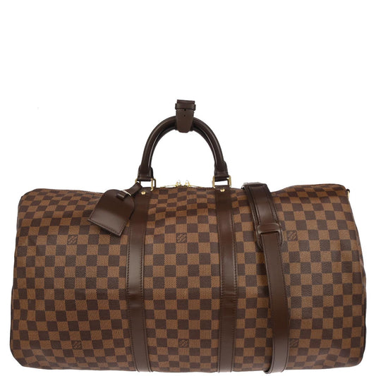 Louis Vuitton 2006 Damier Keepall Bandouliere 55 Duffle Bag Style 4