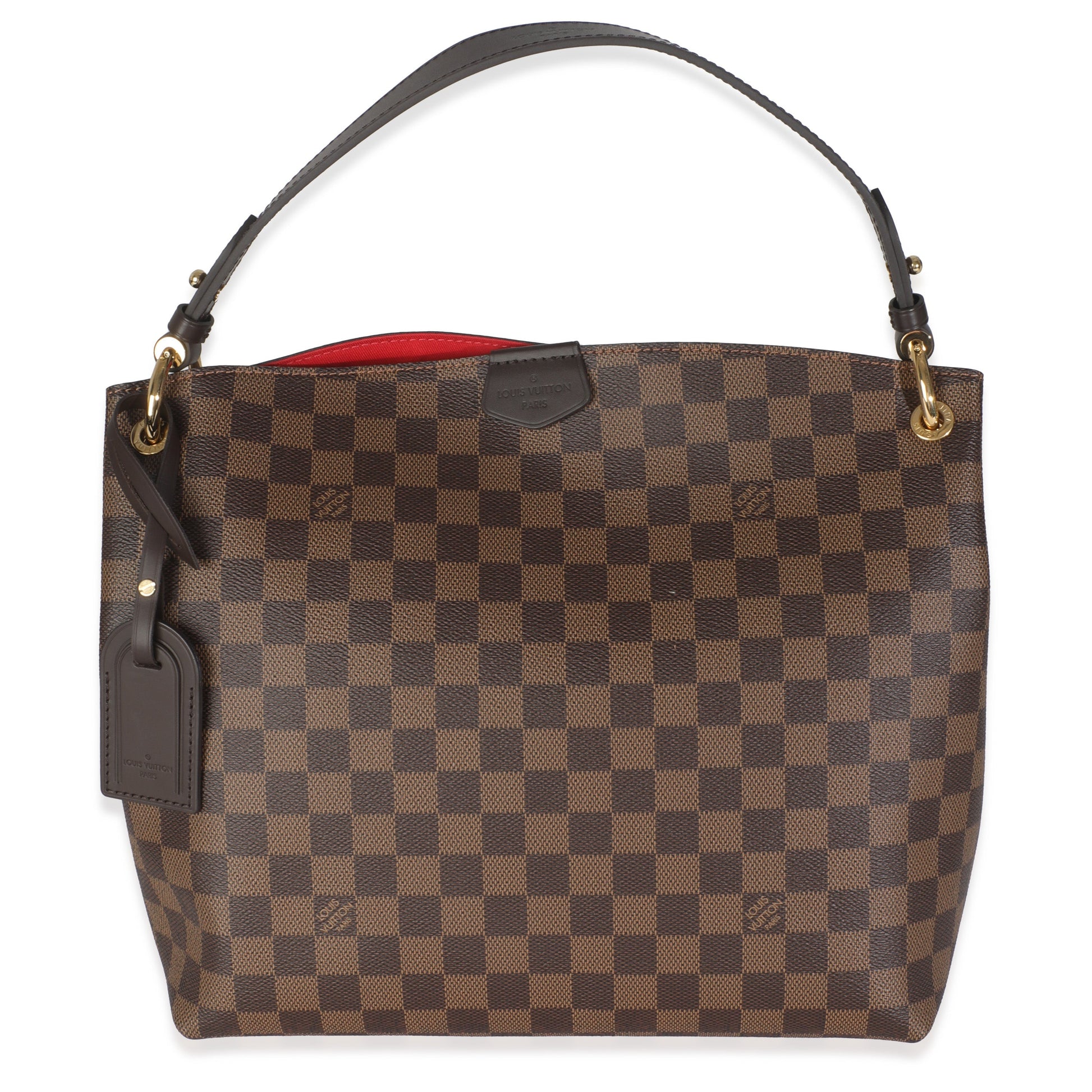 Louis Vuitton Damier Ebene Graceful PM Canvas Handbag Graceful Pm