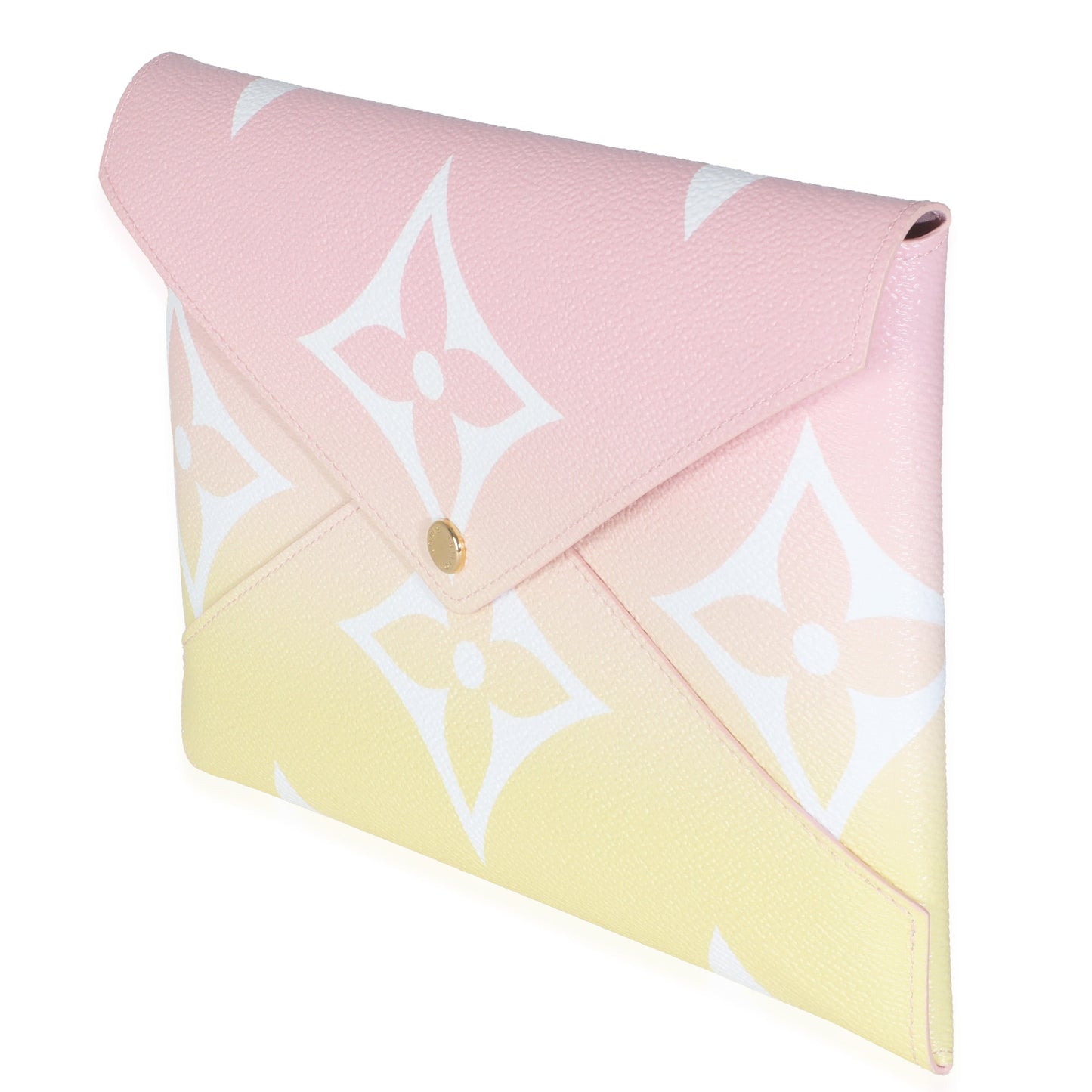Louis Vuitton Giant By Pool Kirigami Pochette Monogram Pink Large Clutch Bag