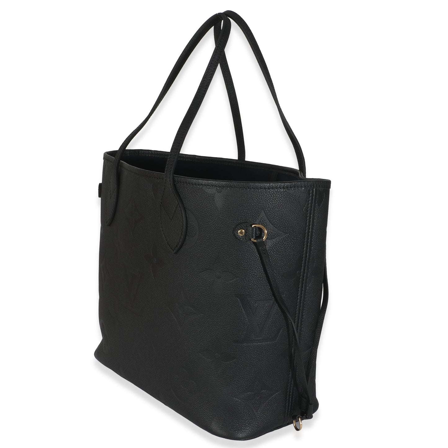 Louis Vuitton Empreinte Neverfull MM Monogram Black Tote Bag
