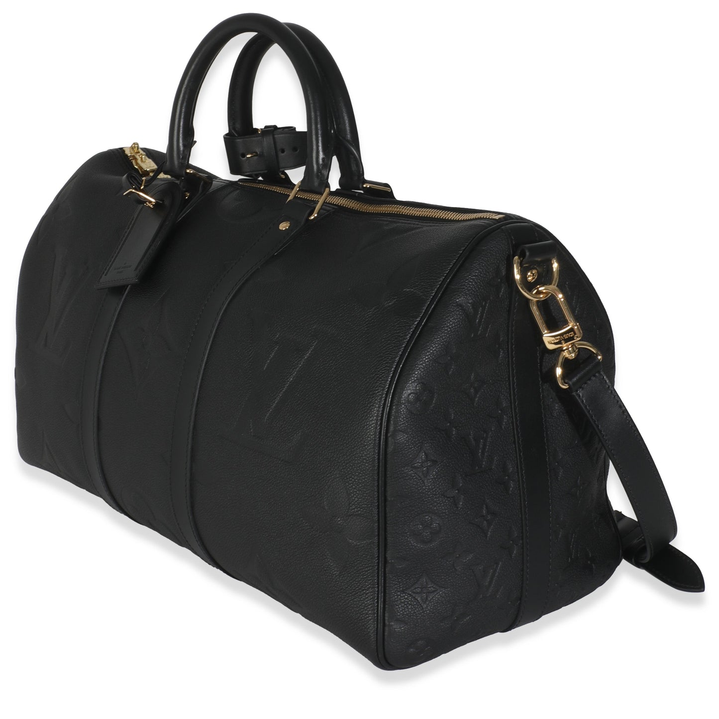 Louis Vuitton Empreinte Giant Keepall Bandouliere 45 Monogram Black Handbag