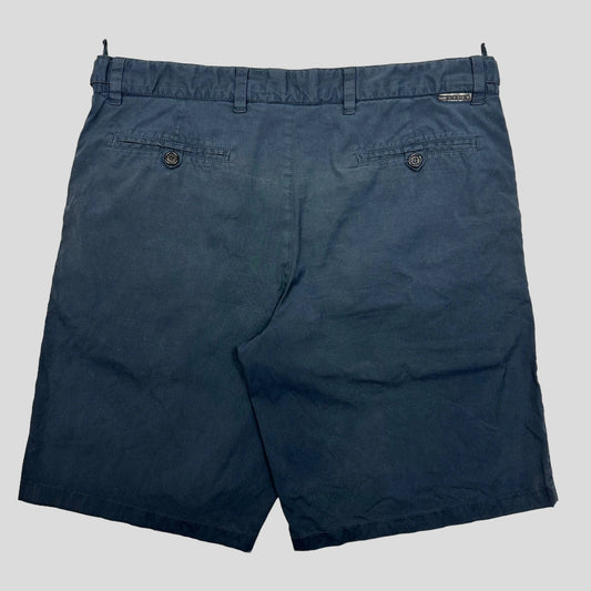 Prada Handbag Sport Tab Baggy Cotton Shorts Black