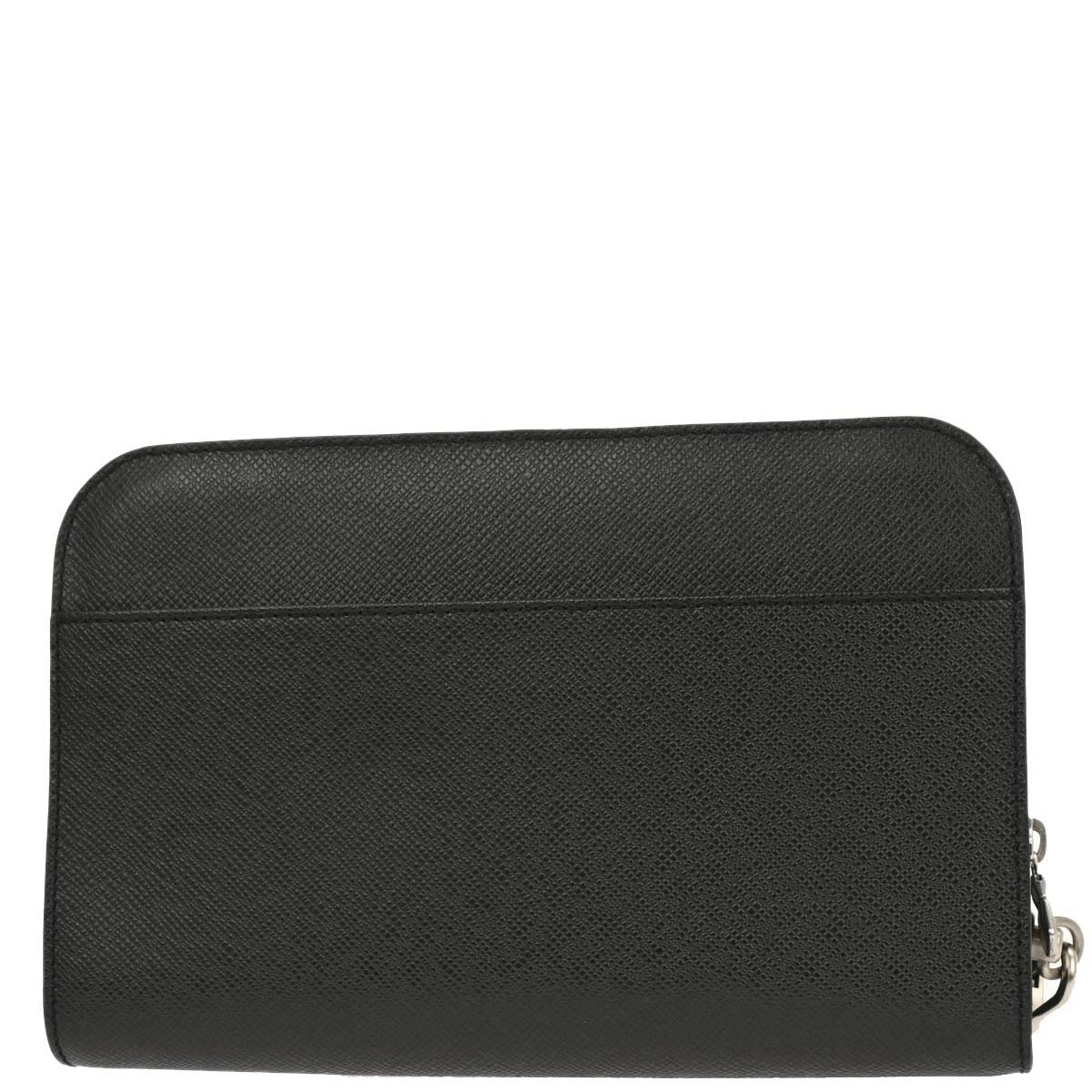 Louis Vuitton Black Taiga Baikal Clutch Handbag M30182