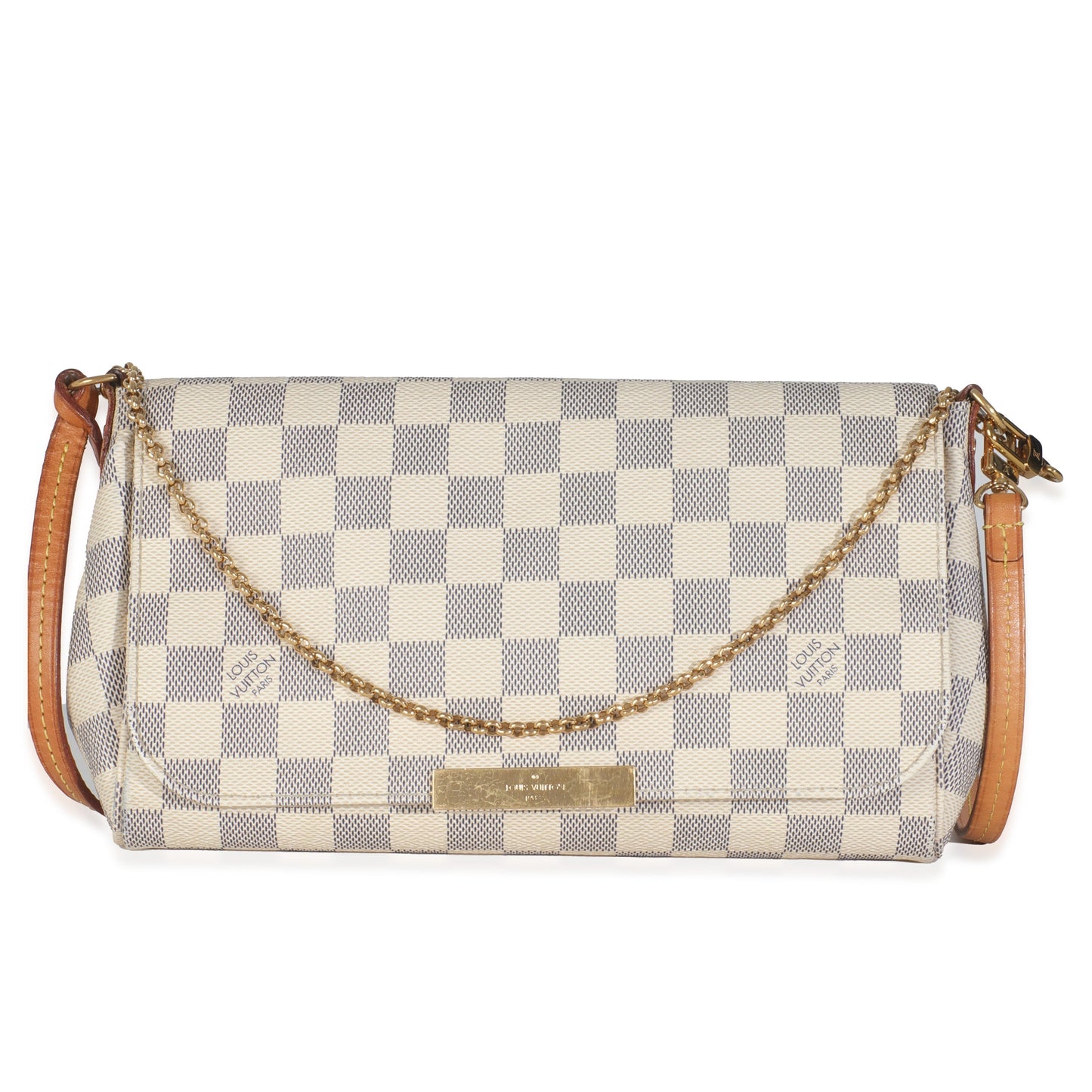 Louis Vuitton Damier Azur Favorite MM Canvas Handbag