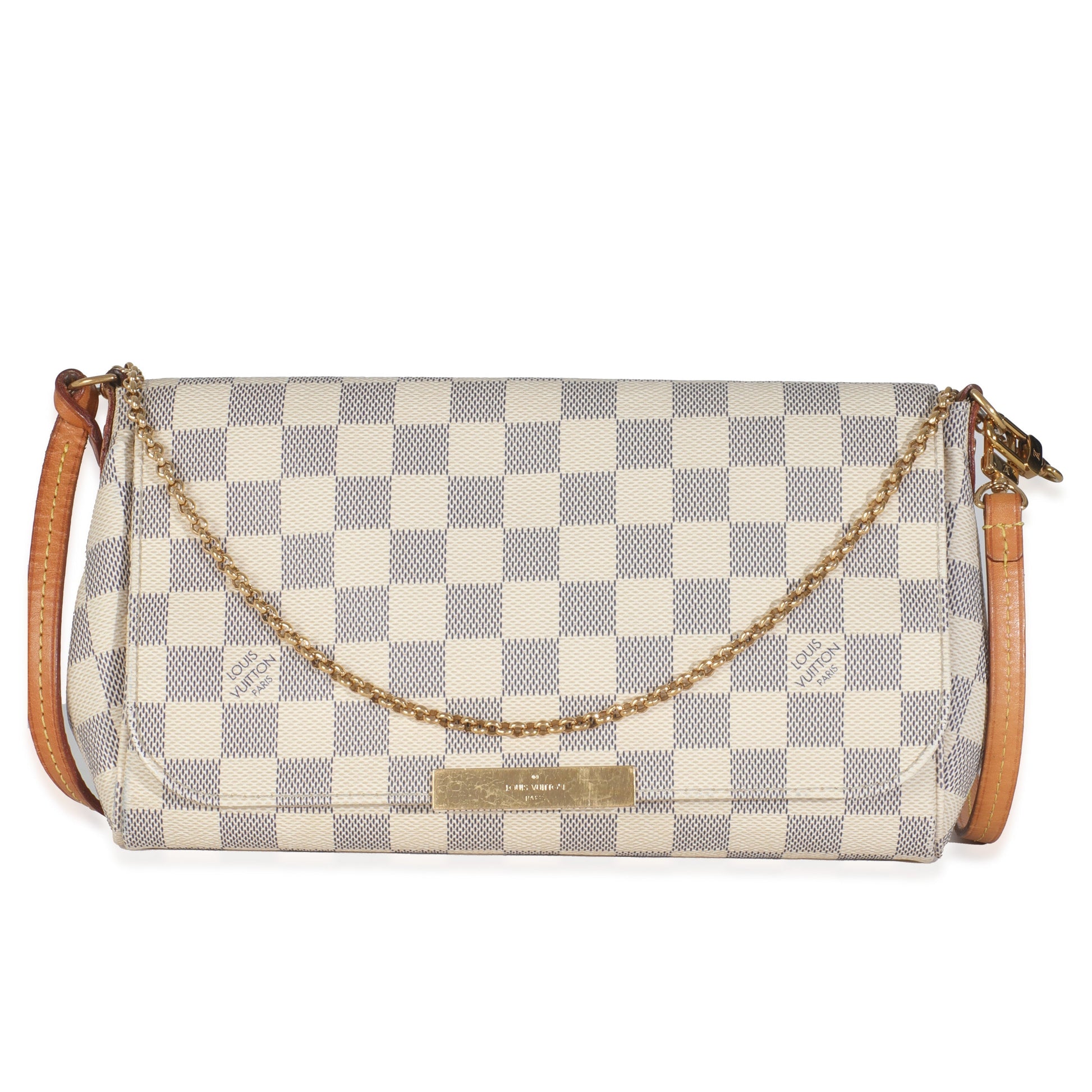 Louis Vuitton Damier Azur Favorite MM Canvas Handbag