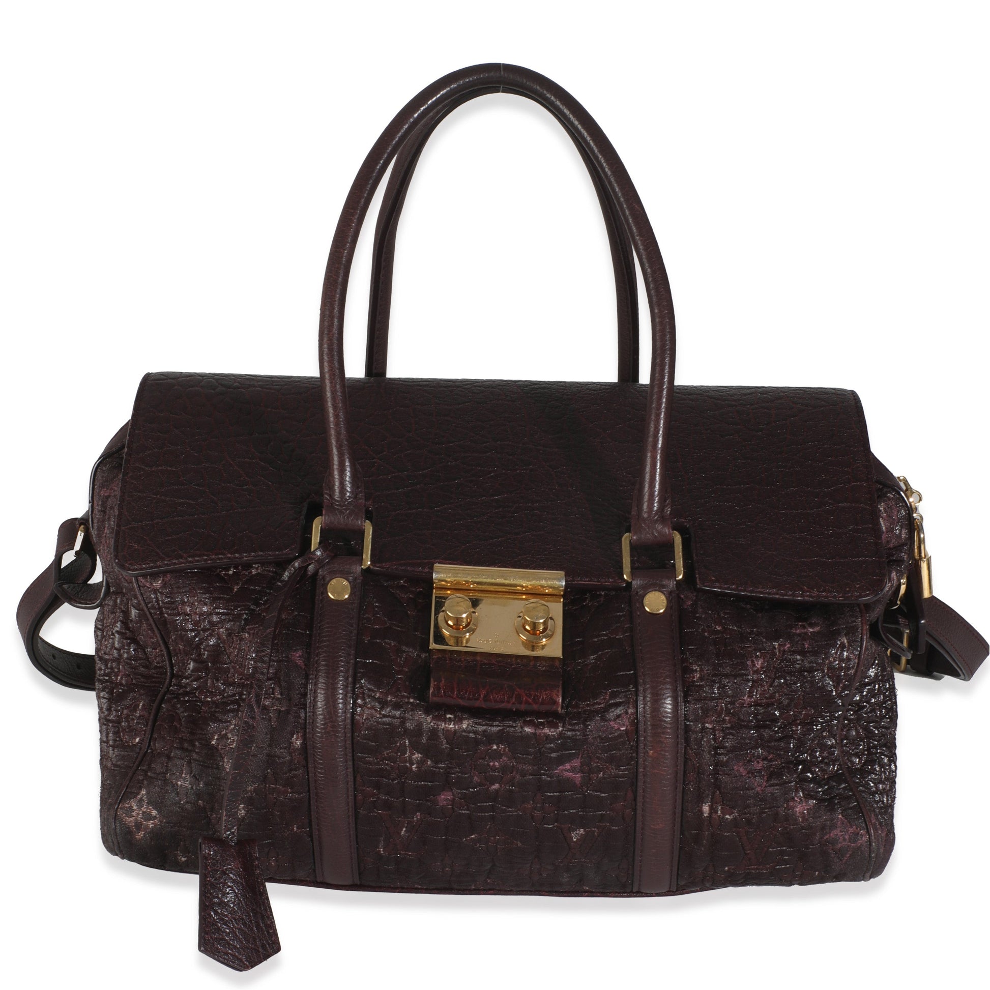 Louis Vuitton Bordeaux Volupte Psyche Monogram Handbag