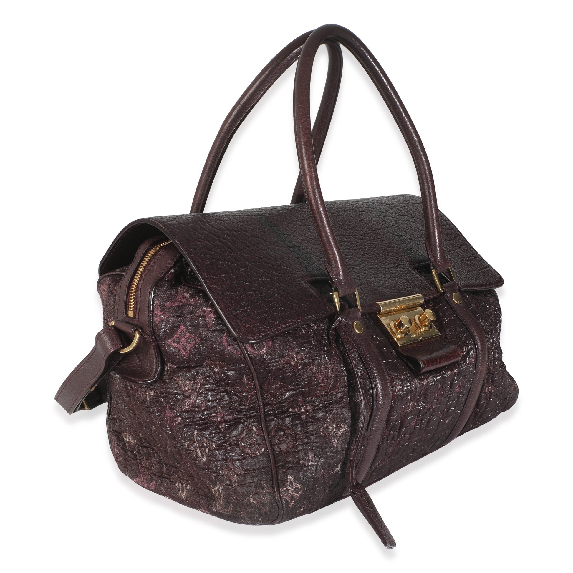 Louis Vuitton Bordeaux Volupte Psyche Monogram Handbag