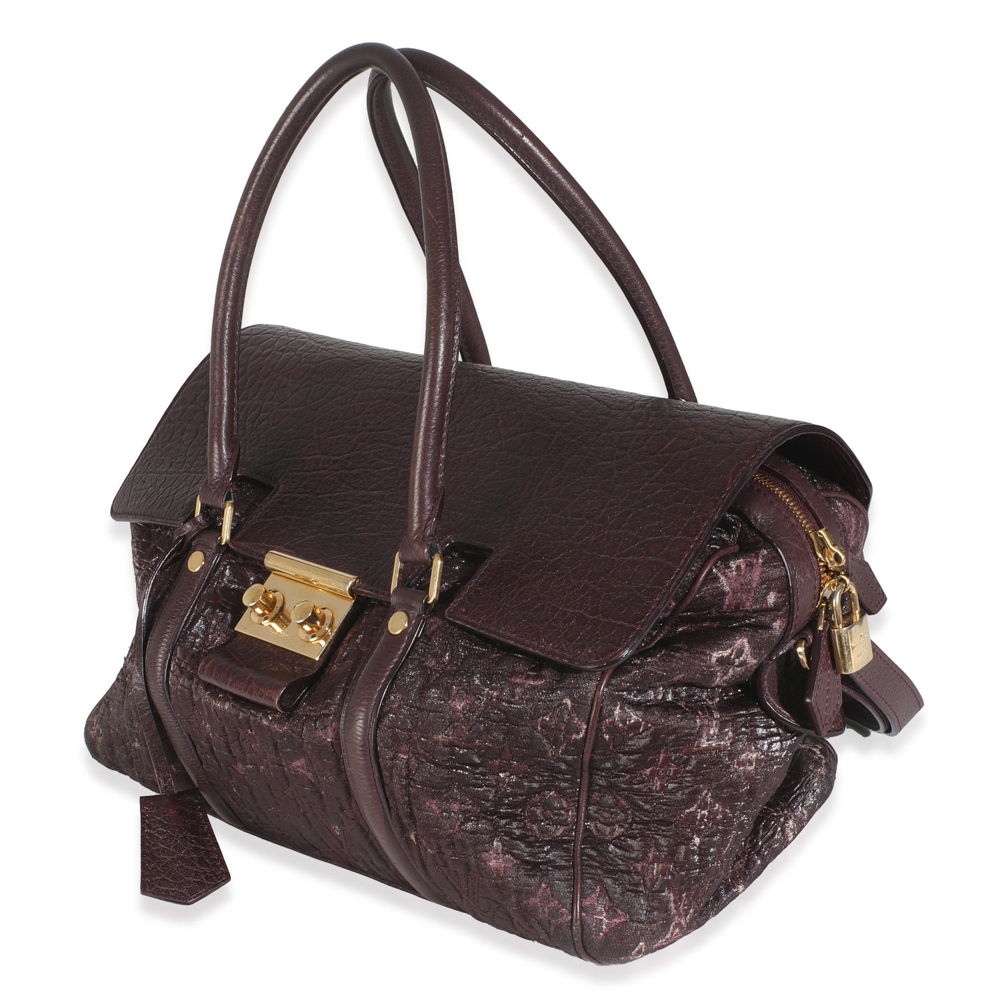Louis Vuitton Bordeaux Volupte Psyche Monogram Handbag