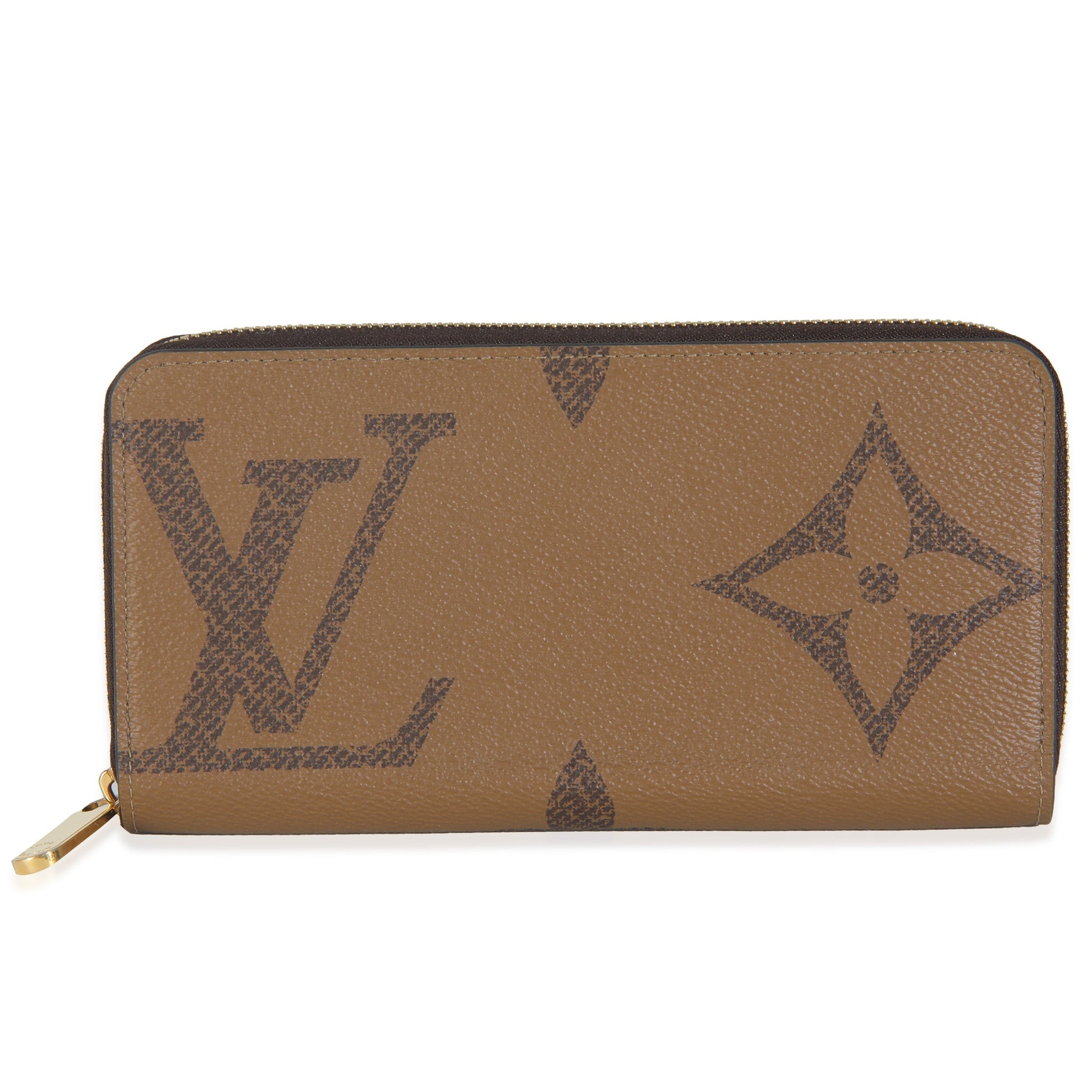 Louis Vuitton Reverse Zippy Monogram Canvas Wallet Case