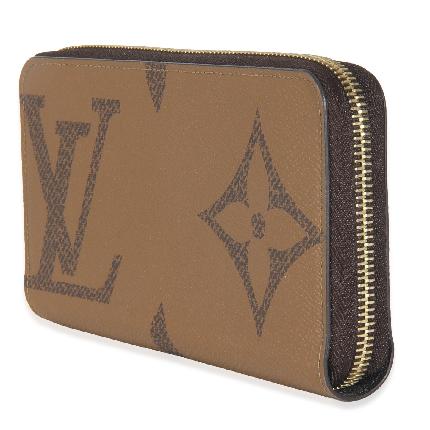 Louis Vuitton Reverse Zippy Monogram Canvas Wallet Case