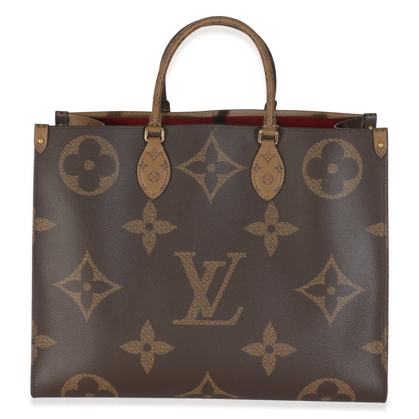 Louis Vuitton Reverse Onthego GM Monogram Canvas Handbag 4