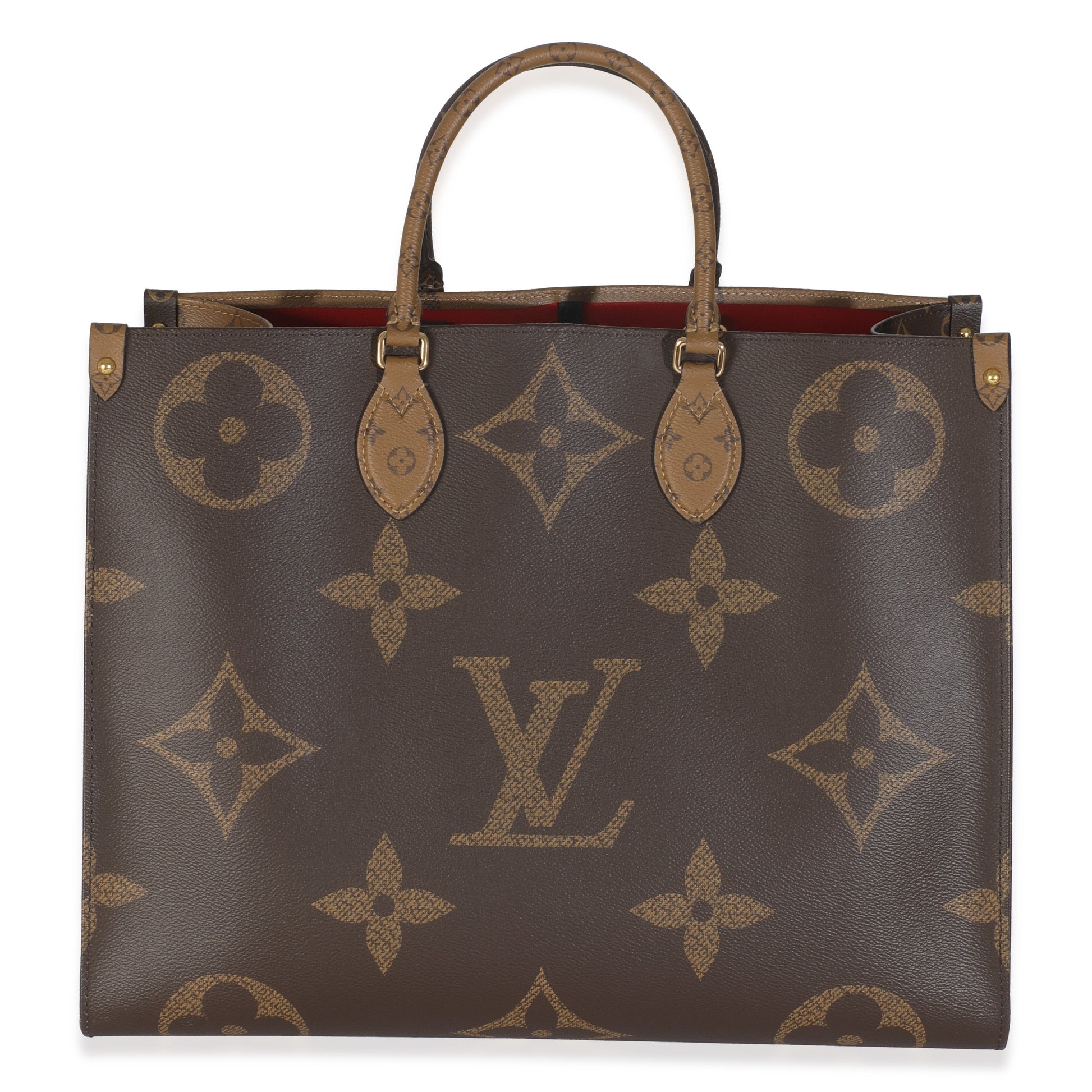 Louis Vuitton Reverse Onthego GM Monogram Canvas Handbag 4