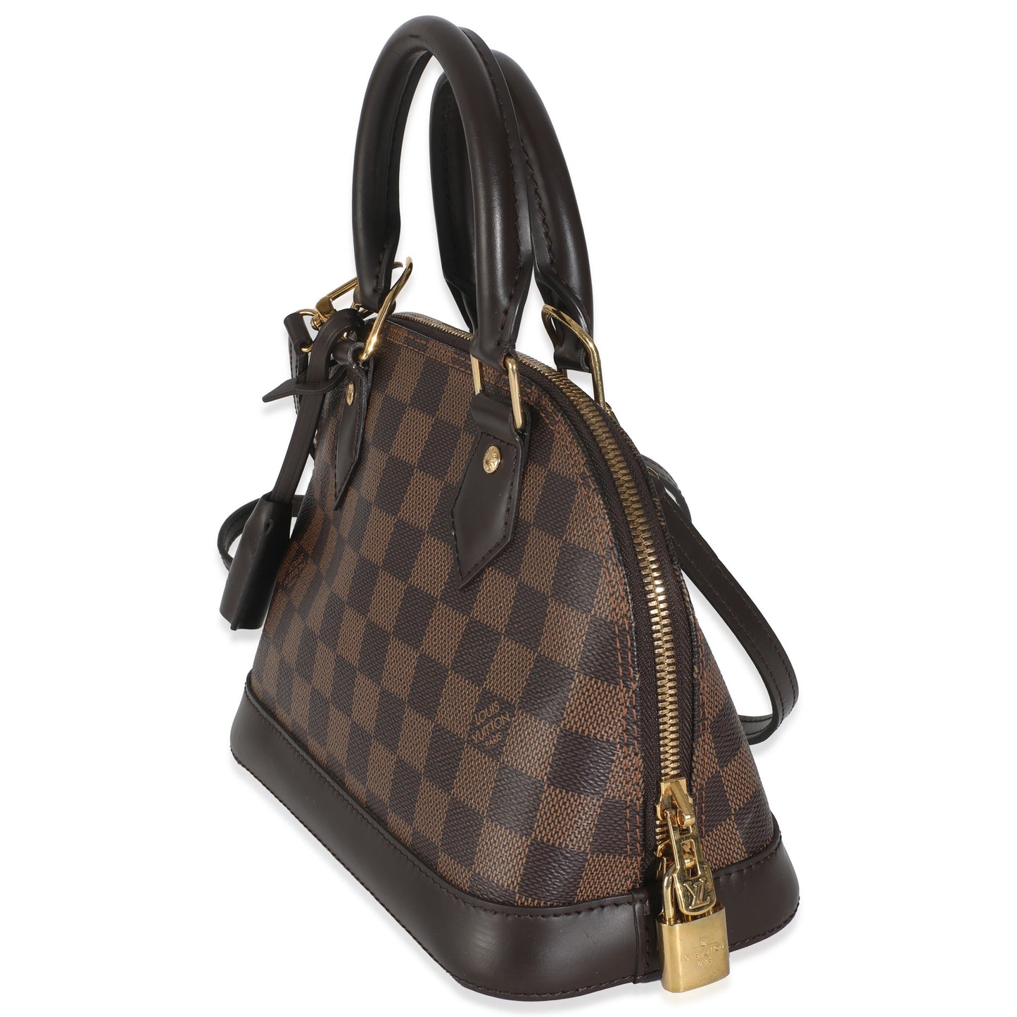 Louis Vuitton Damier Ebene Alma BB Canvas Handbag 4
