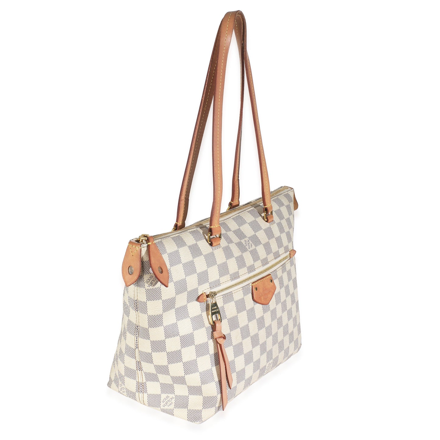Louis Vuitton Damier Azur Iena PM Canvas Handbag