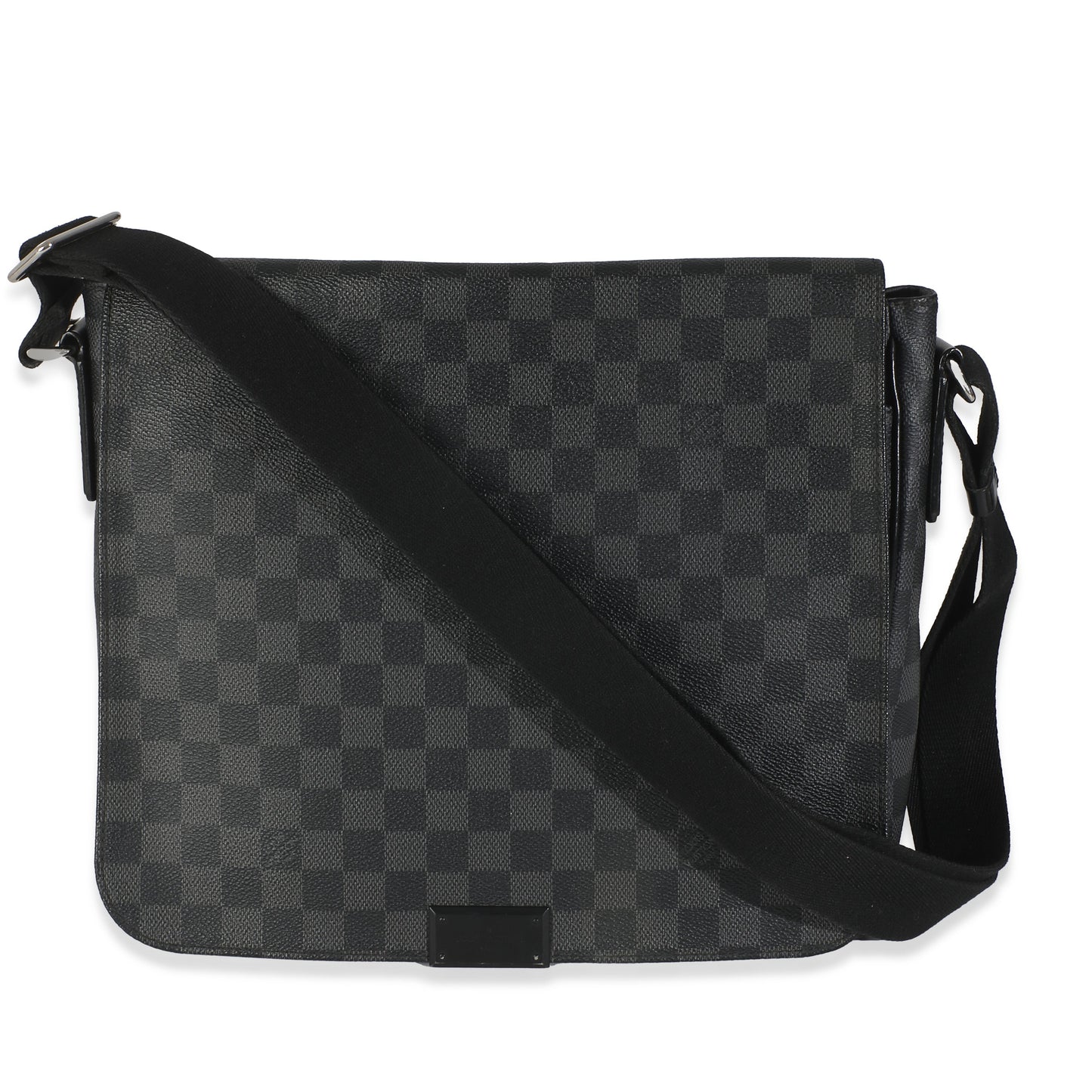 Louis Vuitton Damier Graphite District Messenger Canvas Crossbody Bag
