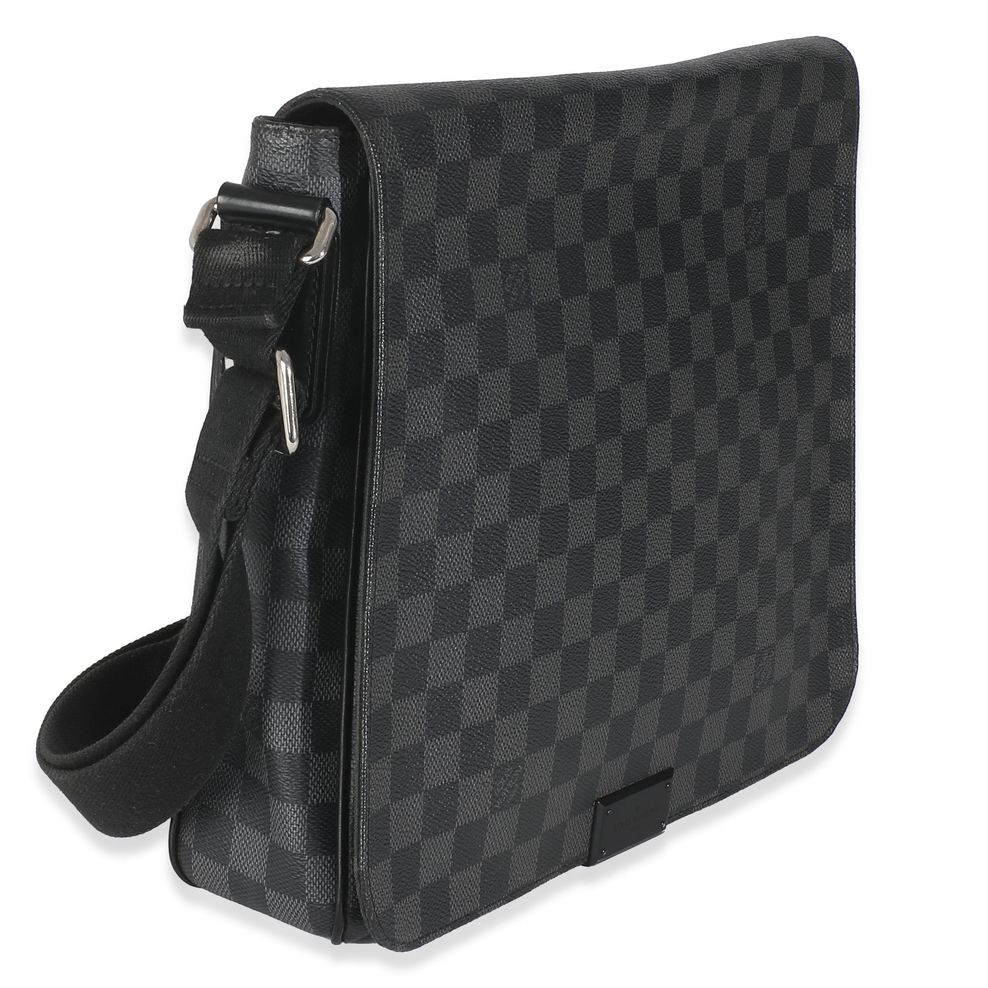 Louis Vuitton Damier Graphite District Messenger Canvas Crossbody Bag
