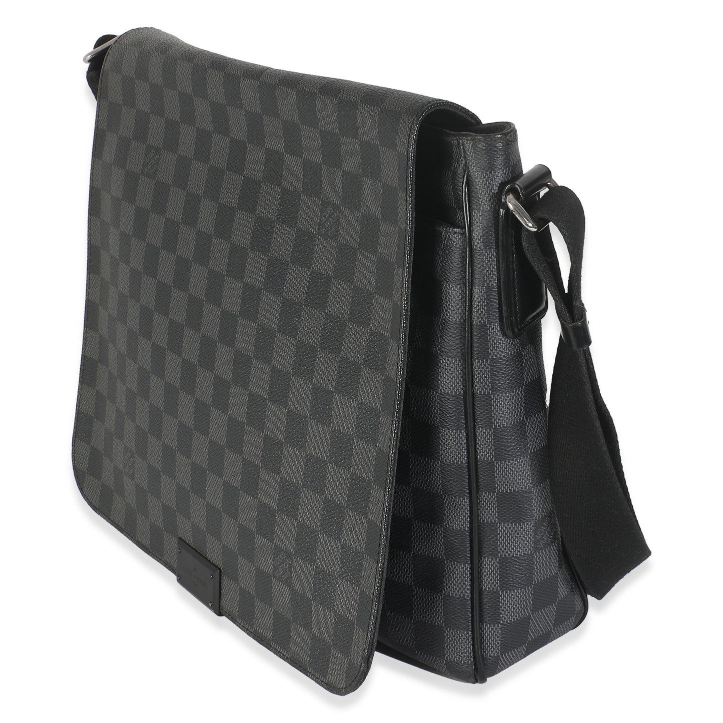 Louis Vuitton Damier Graphite District Messenger Canvas Crossbody Bag