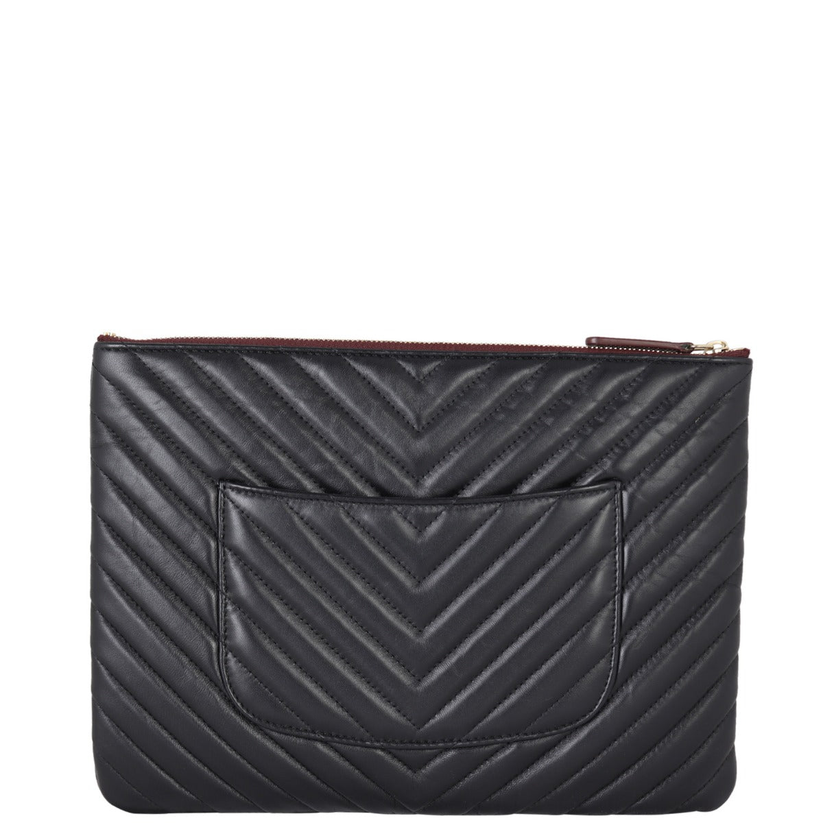 Chanel Chevron O-Case Handbag Medium
