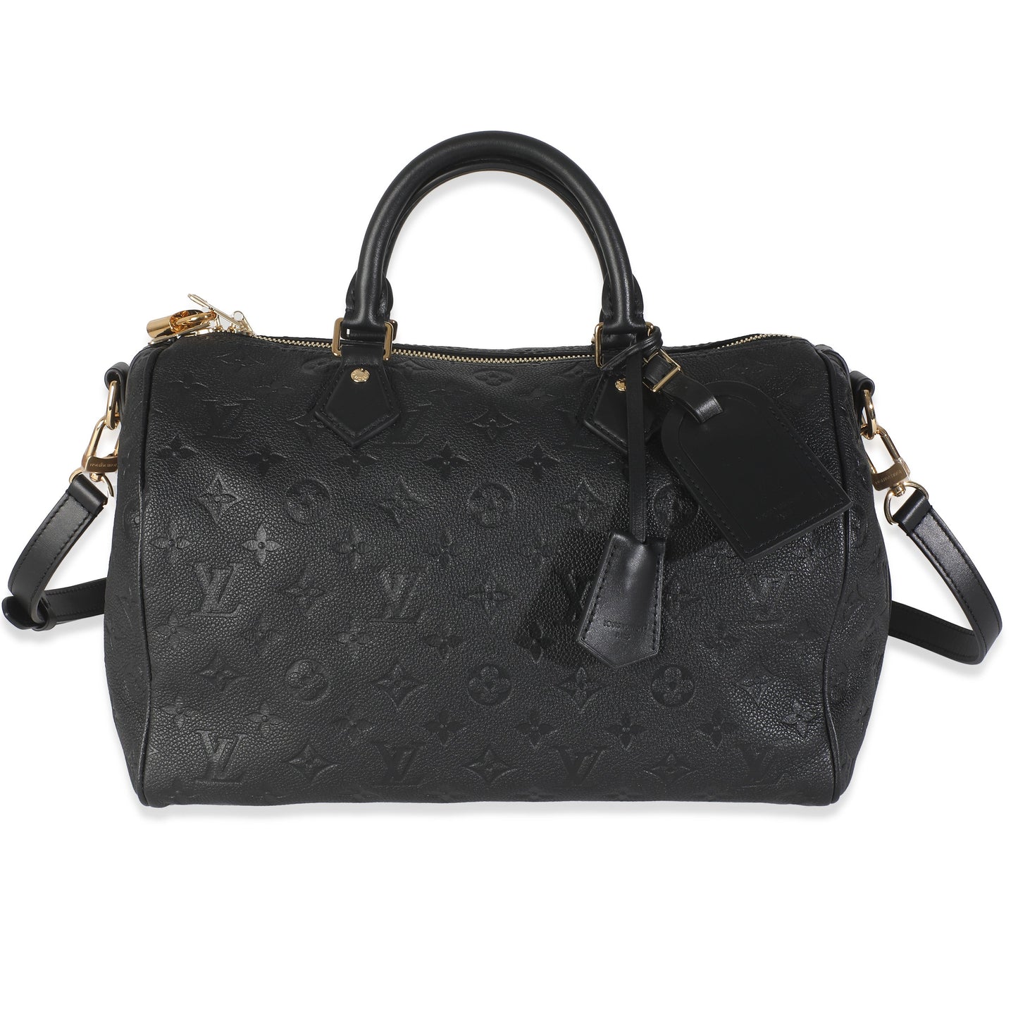 Louis Vuitton Empreinte Speedy Soft 30 Monogram Black Handbag