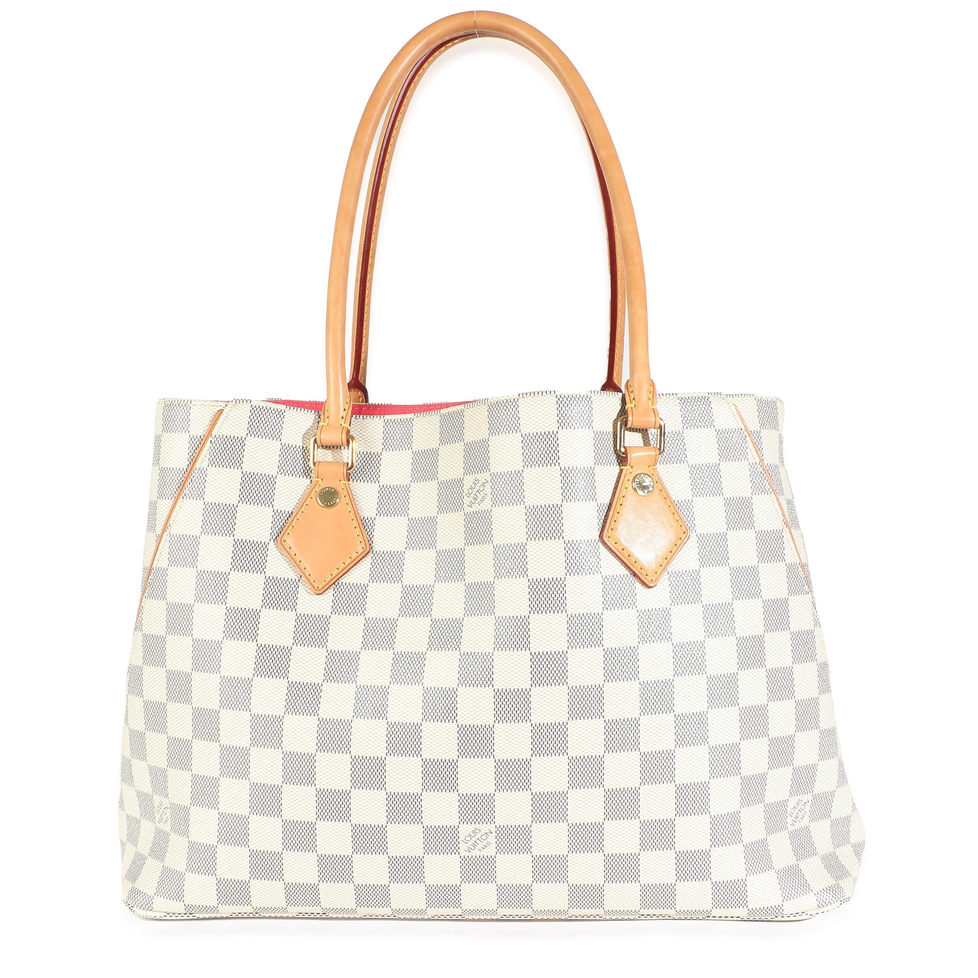 Louis Vuitton Damier Azur Cai Canvas Handbag