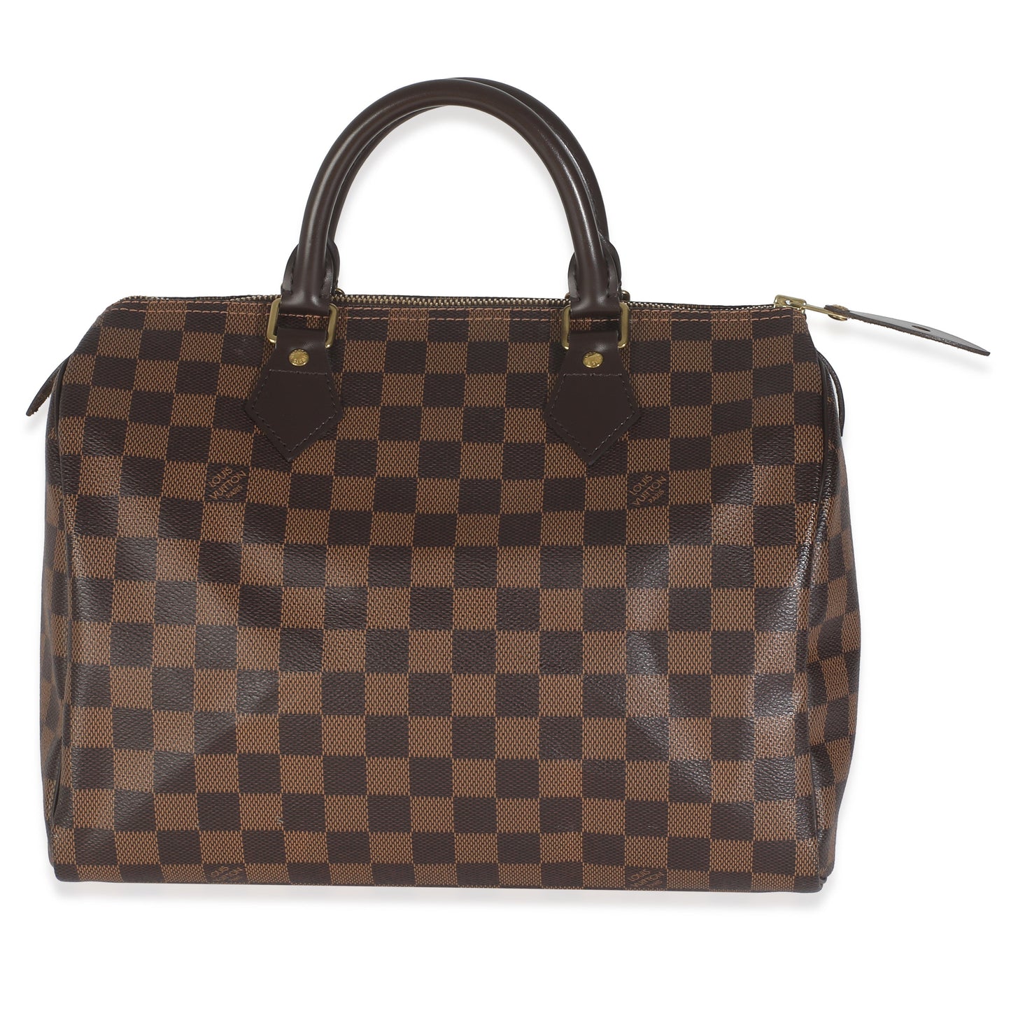 Louis Vuitton Damier Ebene Speedy 30 Canvas Handbag Speedy 30