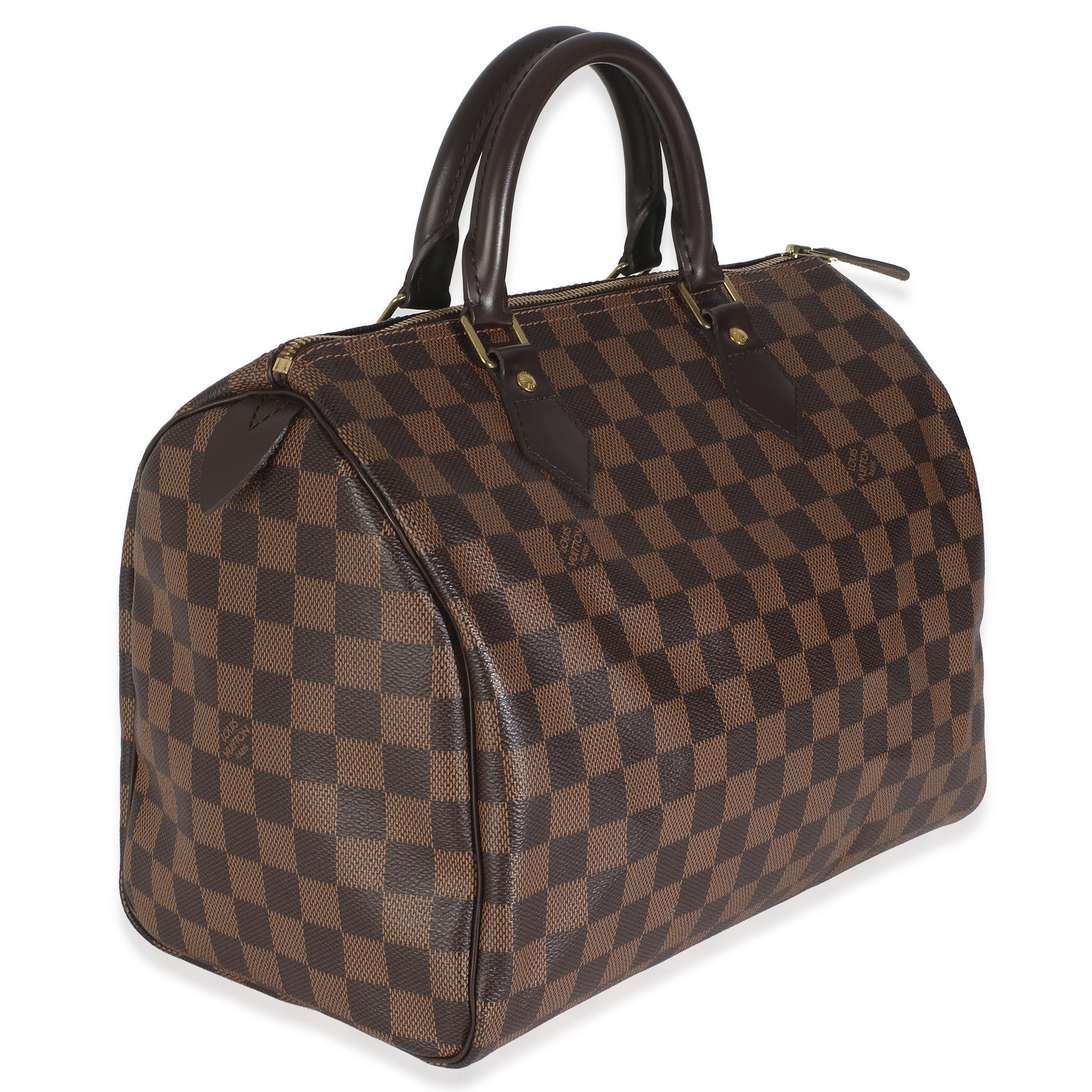 Louis Vuitton Damier Ebene Speedy 30 Canvas Handbag Speedy 30