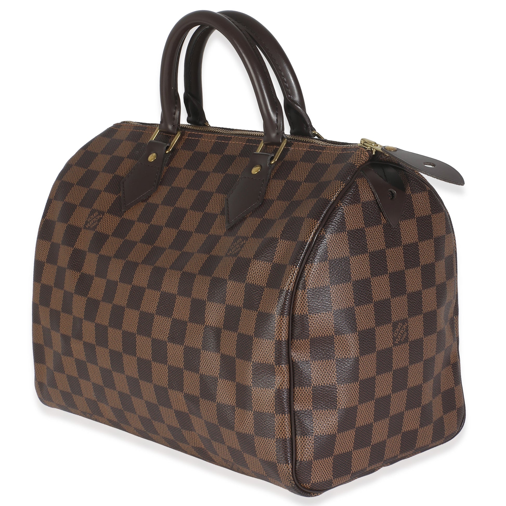 Louis Vuitton Damier Ebene Speedy 30 Canvas Handbag Speedy 30