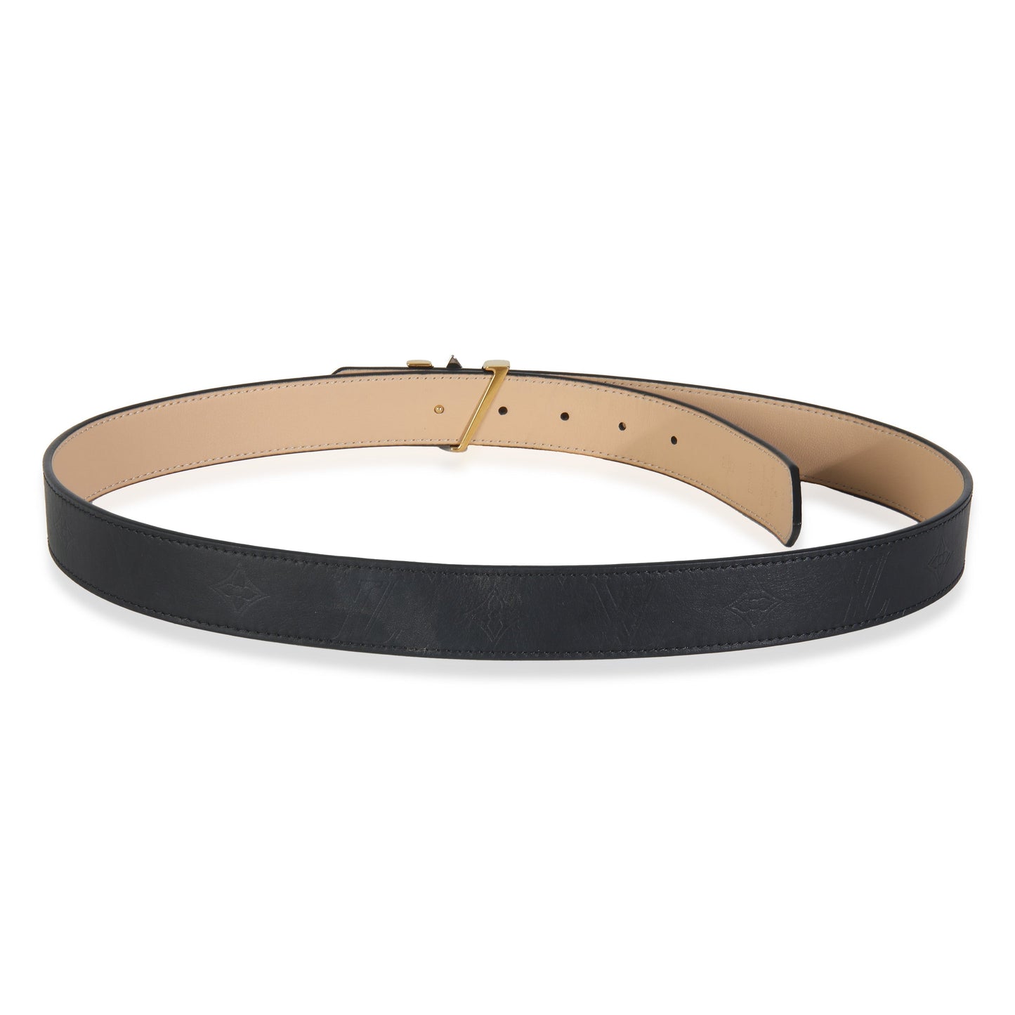 Louis Vuitton CalfskinTwist 90 36 Monogram Black Belt