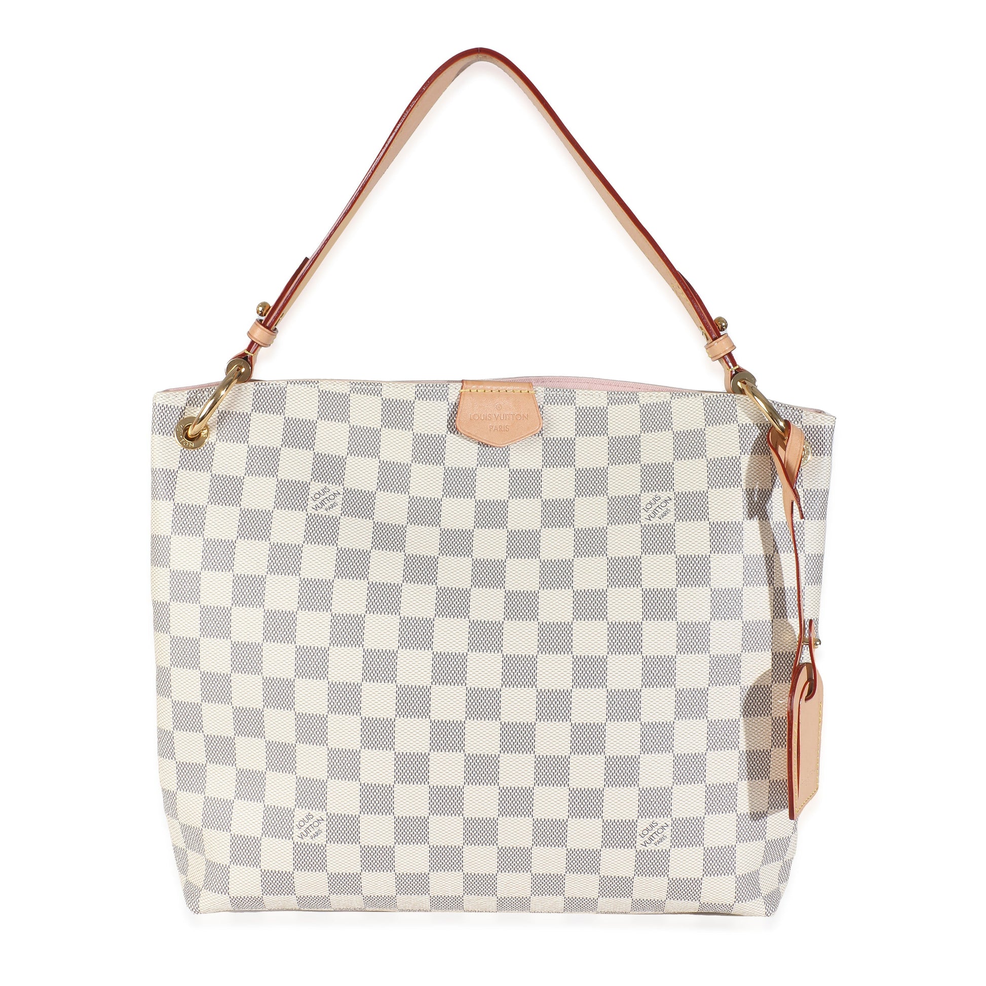 Louis Vuitton Damier Azur Graceful PM Canvas Handbag