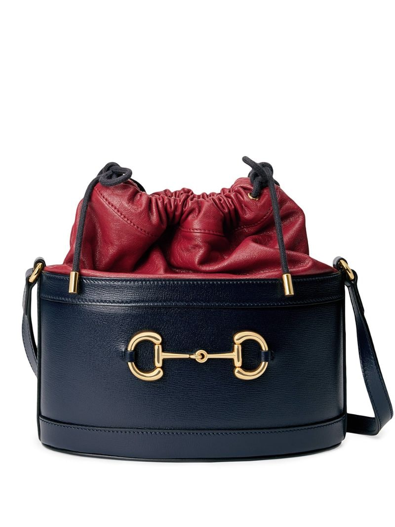 Gucci - Gucci 1955 Horsebit shoulder bag - women - Leather/Polyester/metal - One Size - Blue