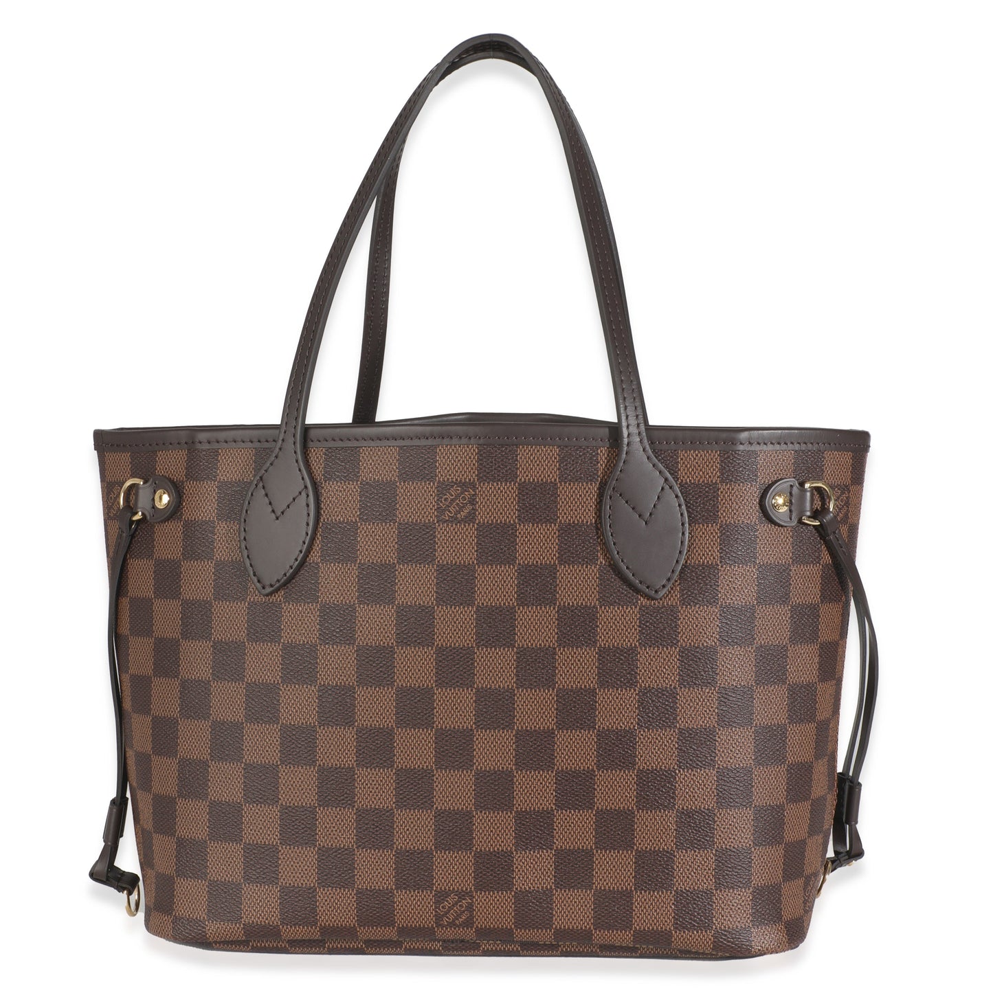 Louis Vuitton Damier Ebene Neverfull PM Canvas Tote Bag