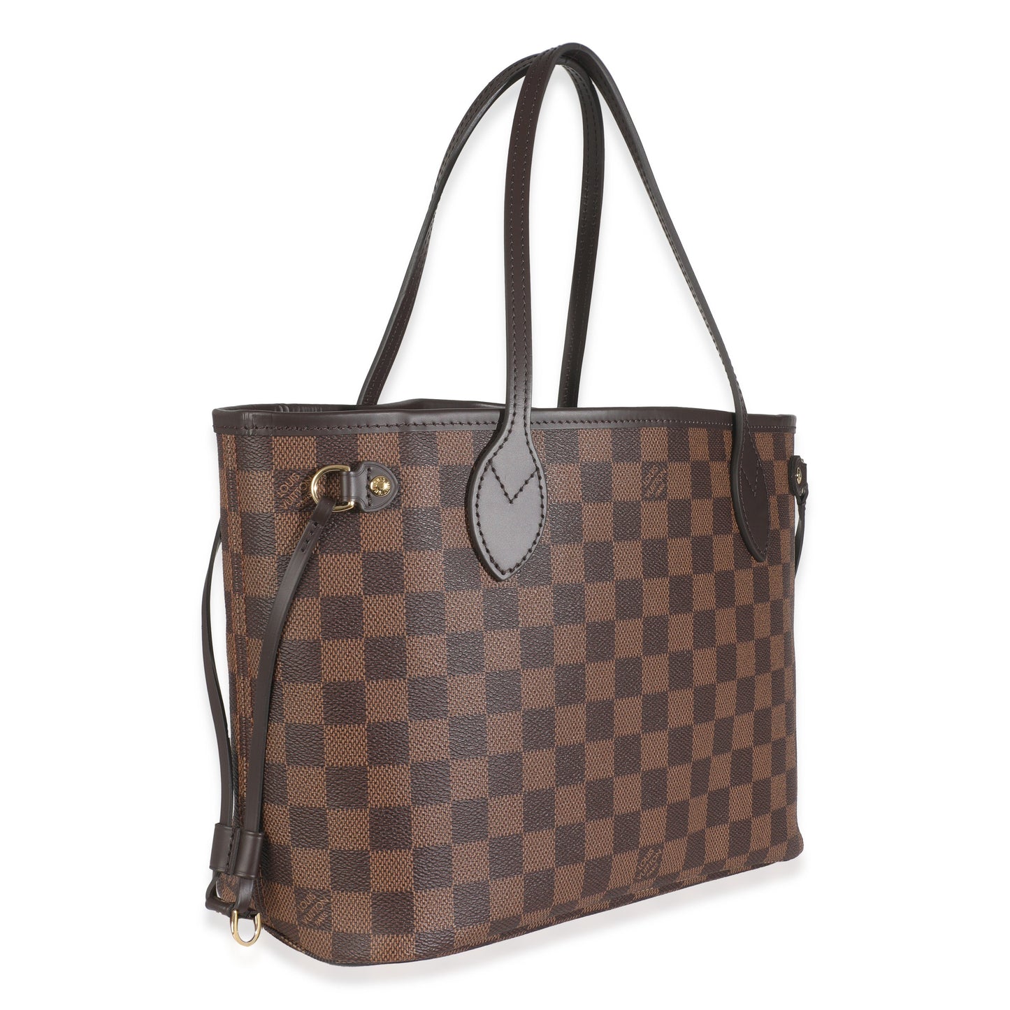 Louis Vuitton Damier Ebene Neverfull PM Canvas Tote Bag