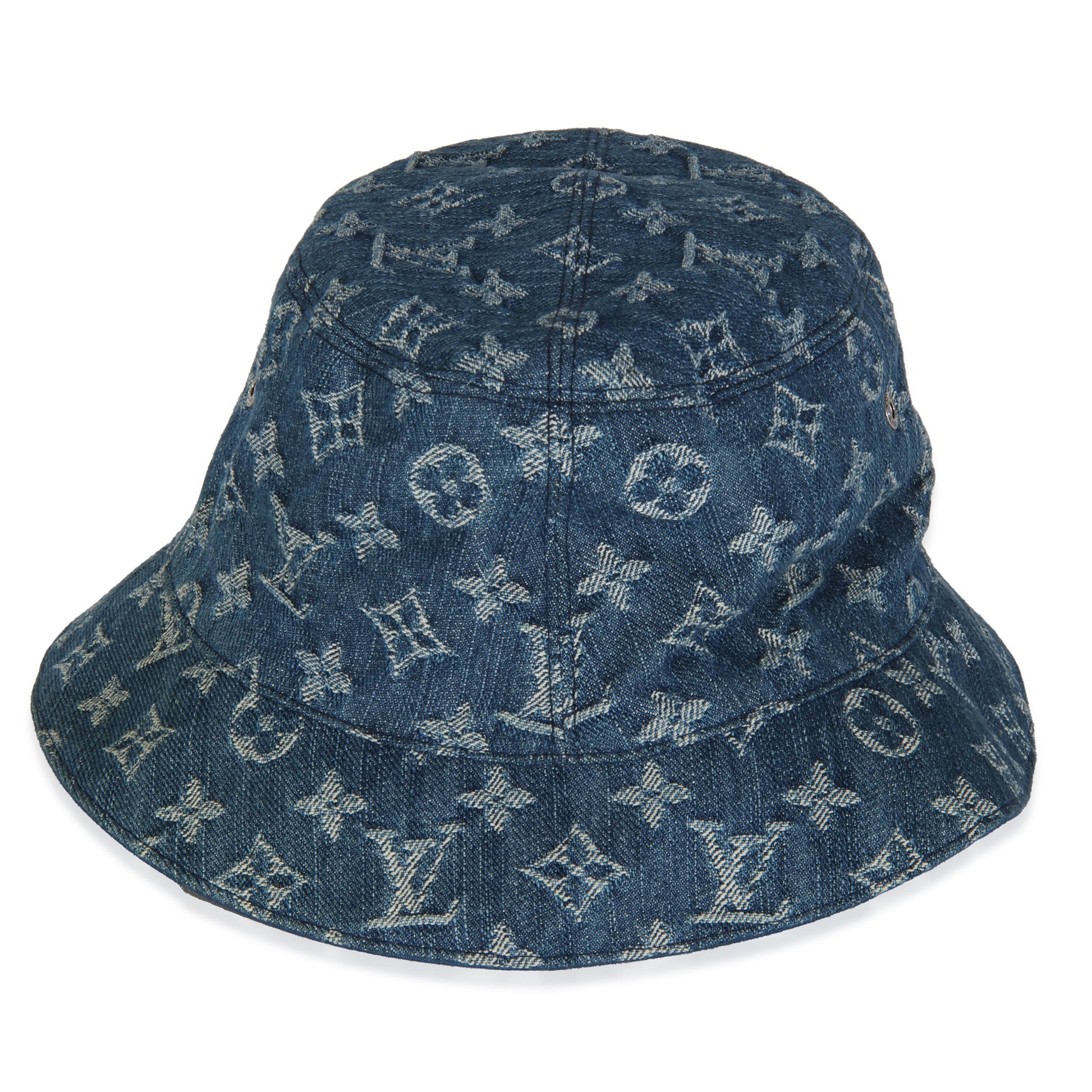 Louis Vuitton Essential 60 Monogram Denim Blue Bucket Hat