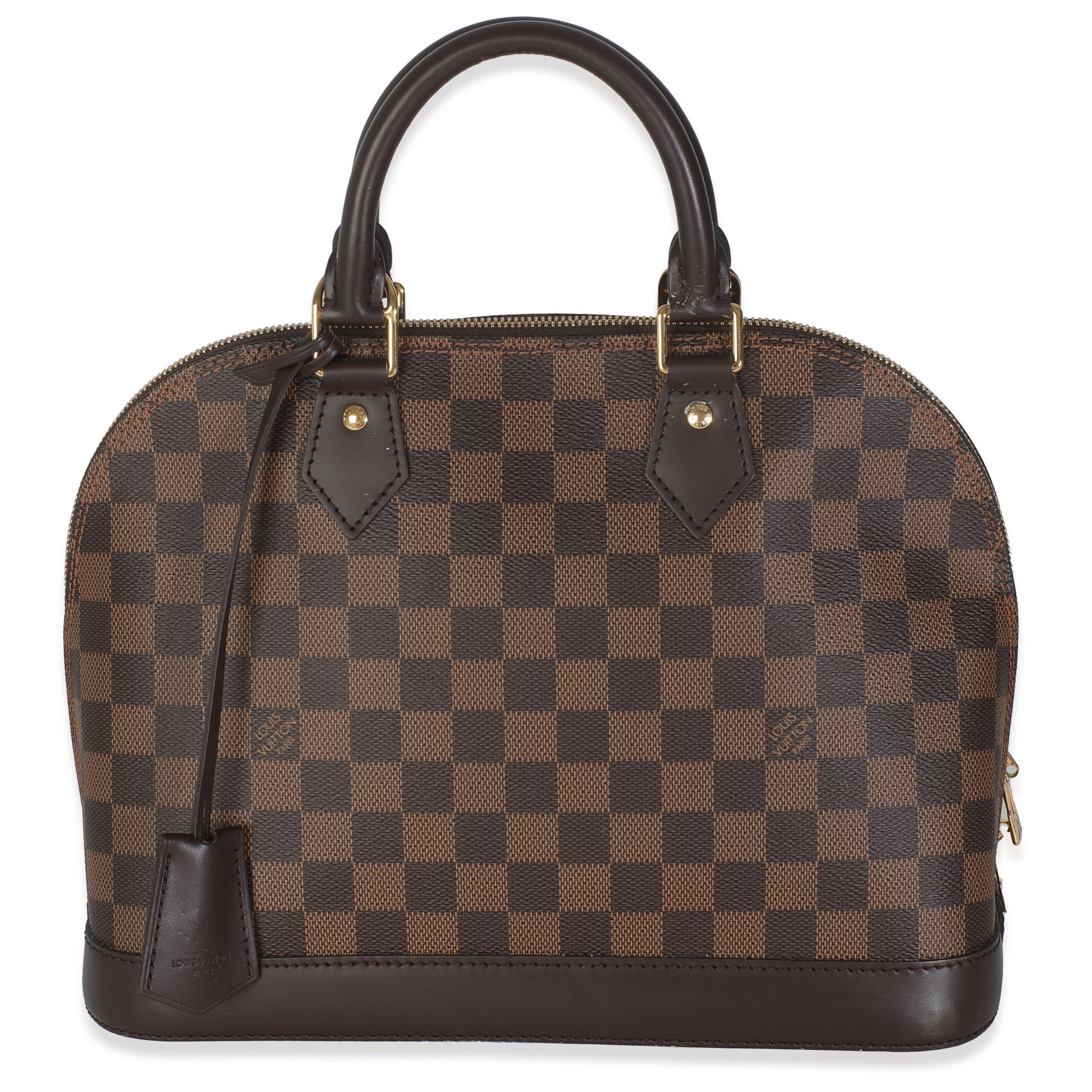 Louis Vuitton Damier Ebene Alma PM Canvas Handbag Alma Pm