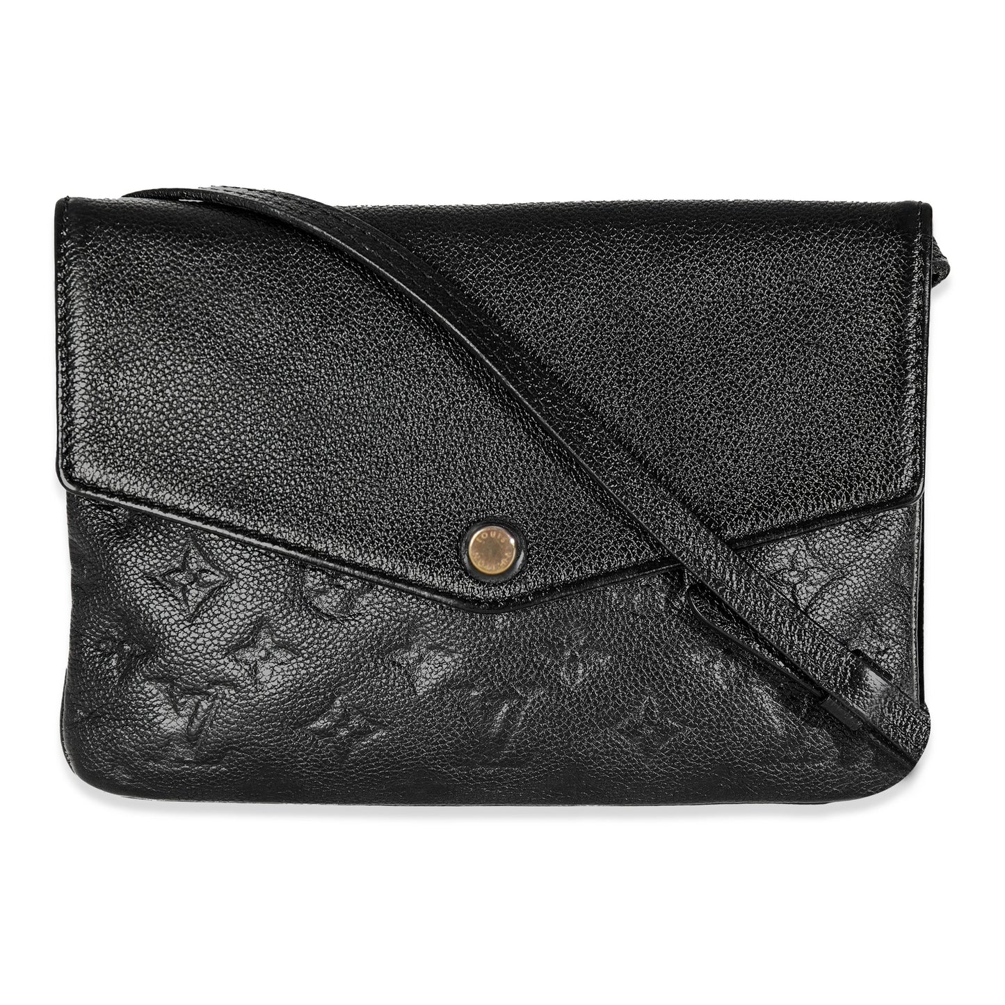 Louis Vuitton Empreinte Twice Monogram Black Handbag
